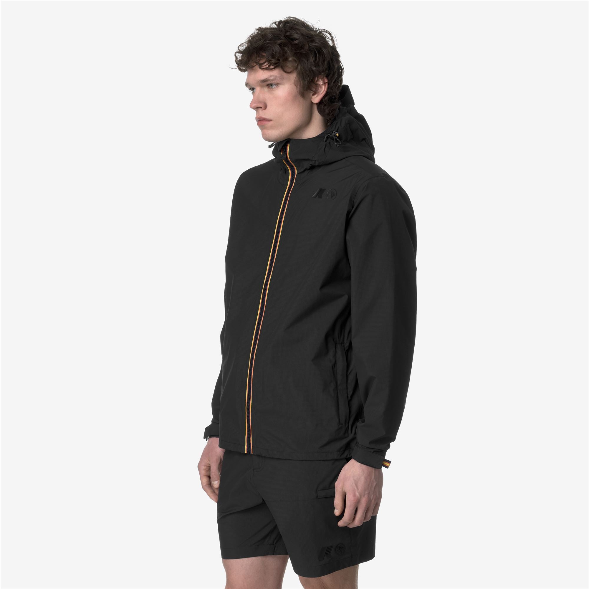 k-way-charmel-coral-gardeners-veste-capuche-imperm-able-unisexe-black-pure image 2