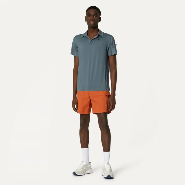 k-way-taprinne-short-cargo-homme-orange-copper image 1