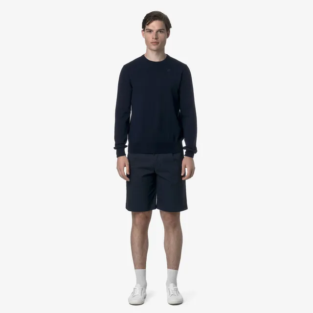 k-way-severe-twill-tech-short-chino-homme-blue-depth image 1