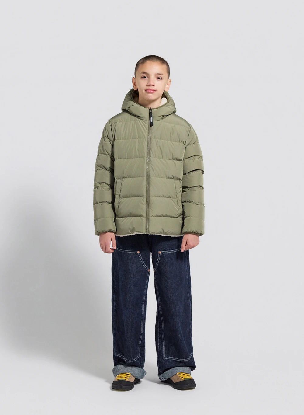 pyrenex-keylinn-doudoune-r-versible-enfant-kaki-clair image 7