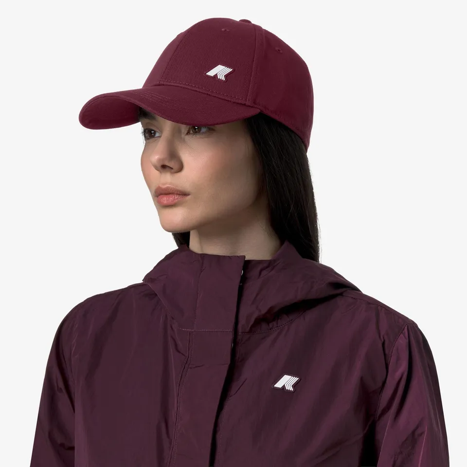 k-way-ily-casquette-unisexe-violet-mauve-wine image 1