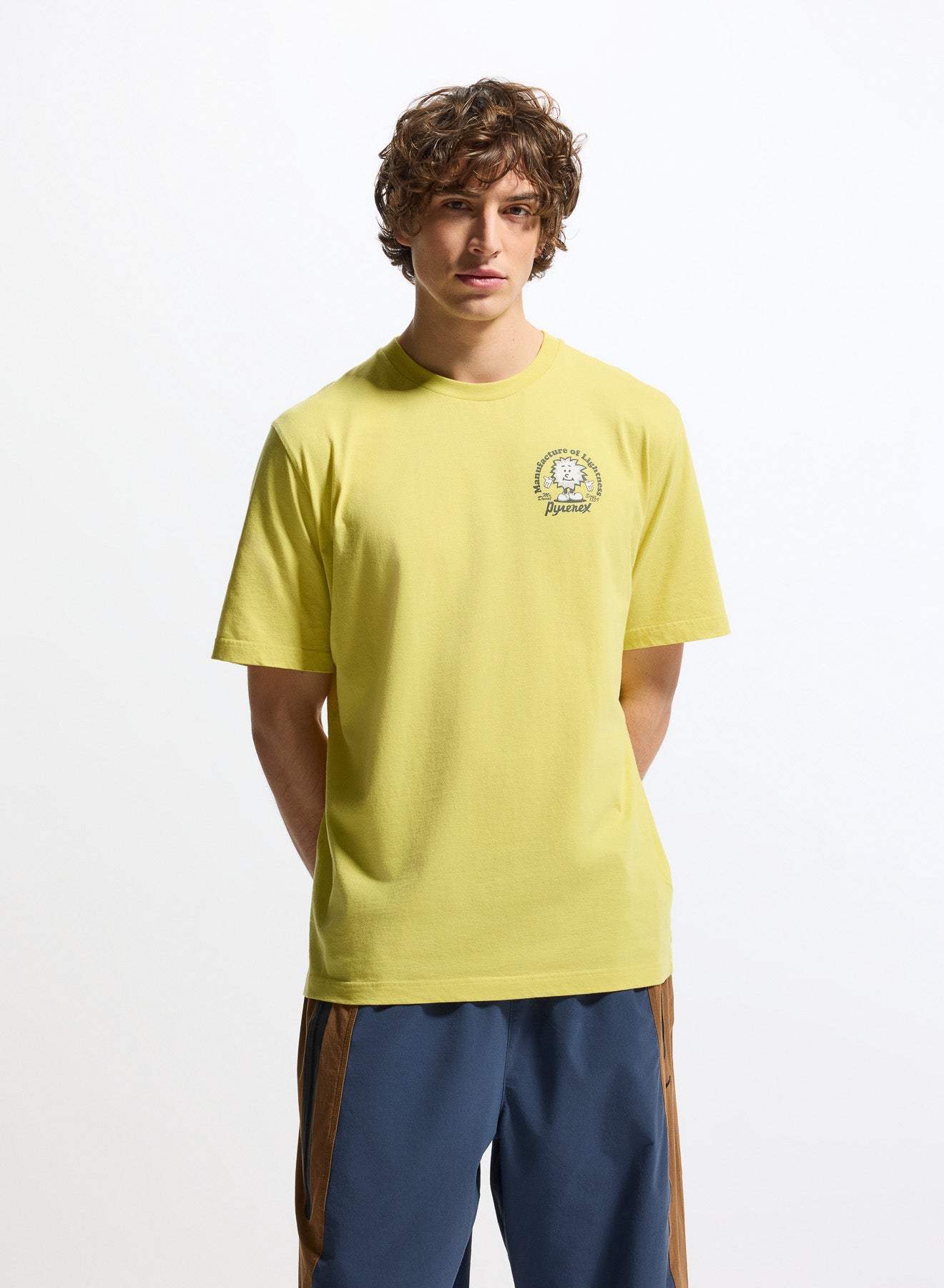 pyrenex-mfg-tee-jaune-unisexe-t-shirt-coton-biologique image 2