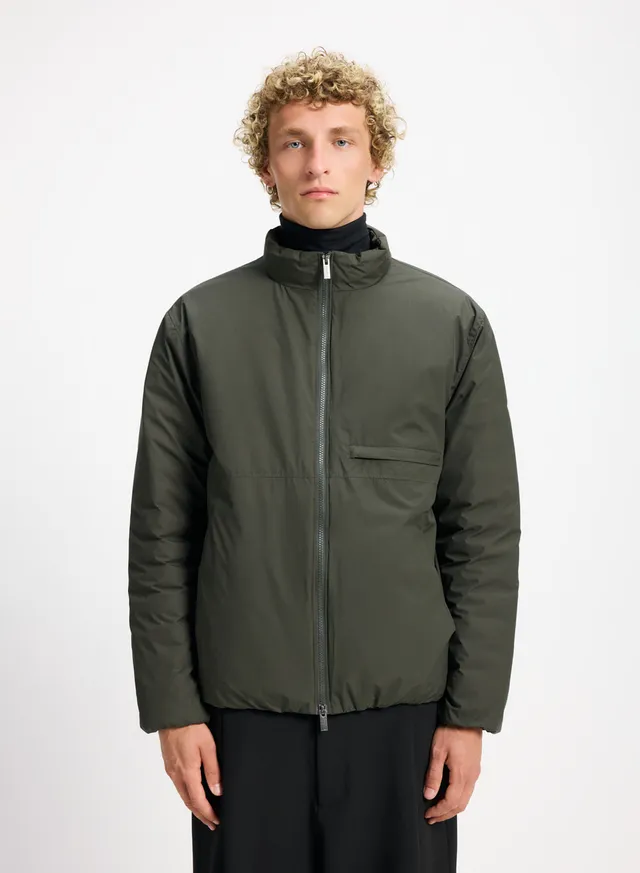 blouson-en-duvet-homme-pyrenex-spectre-kaki-imperm-able image 1