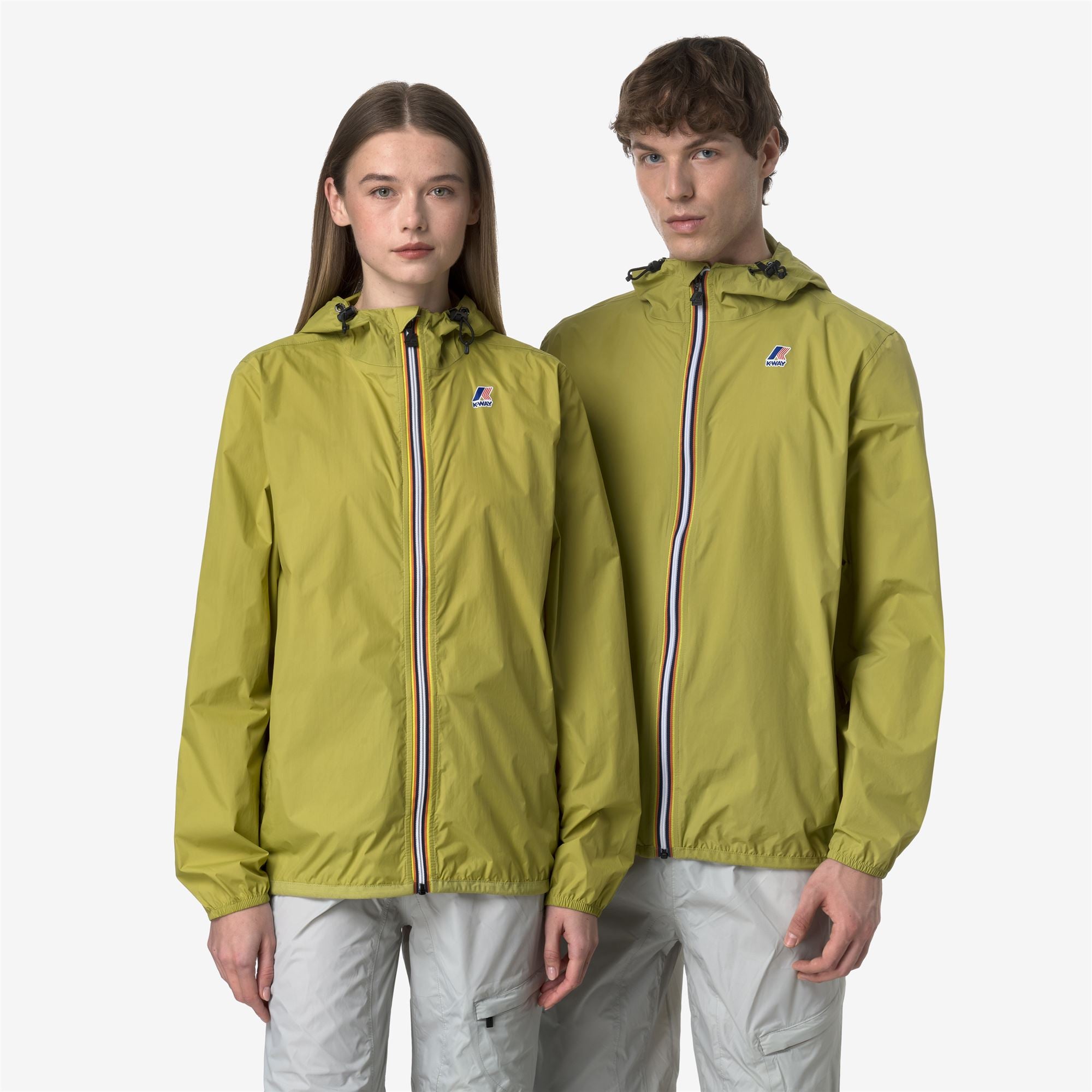 k-way-le-vrai-4-0-claude-veste-mi-longue-unisexe-green-moss image 1