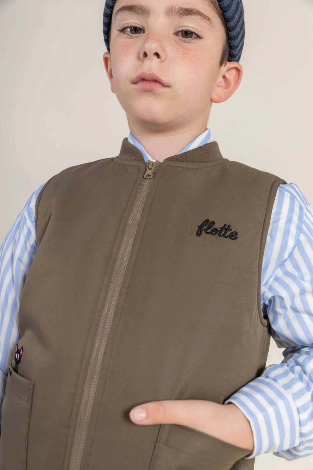 flotte-turoti-gilet-sans-manches-enfant-sherpa-imperm-able image 4