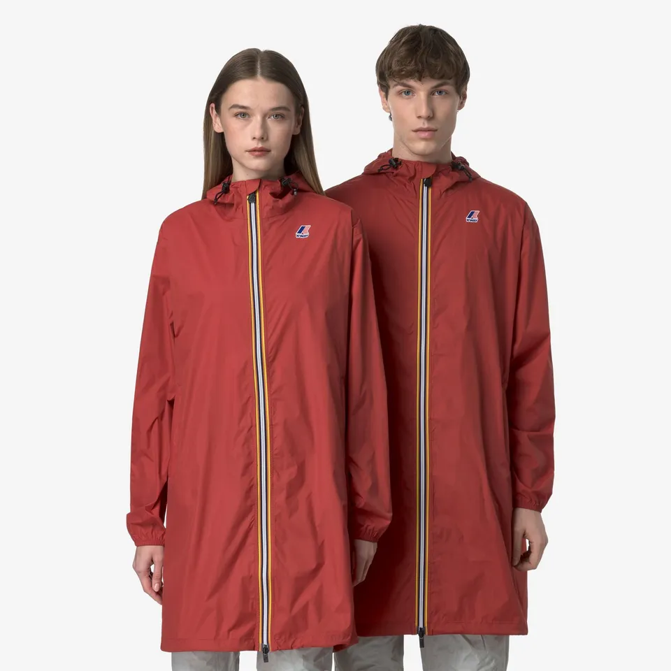 k-way-le-vrai-4-0-eiffel-east-veste-longue-unisexe-red-jasper image 1