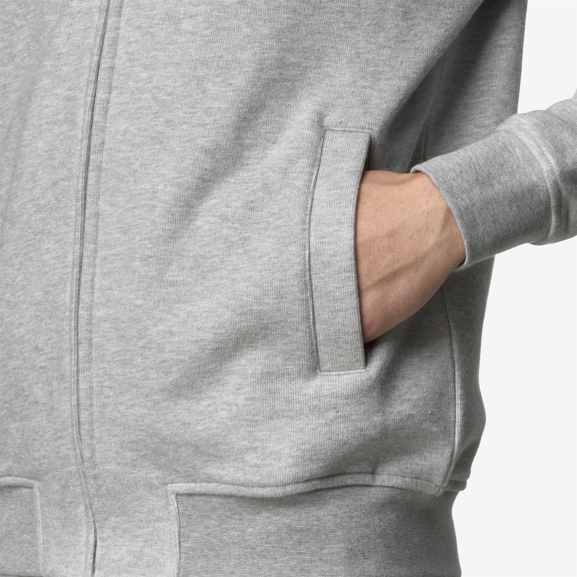k-way-anthony-heavy-fleece-veste-polaire-homme-grey-mel image 4