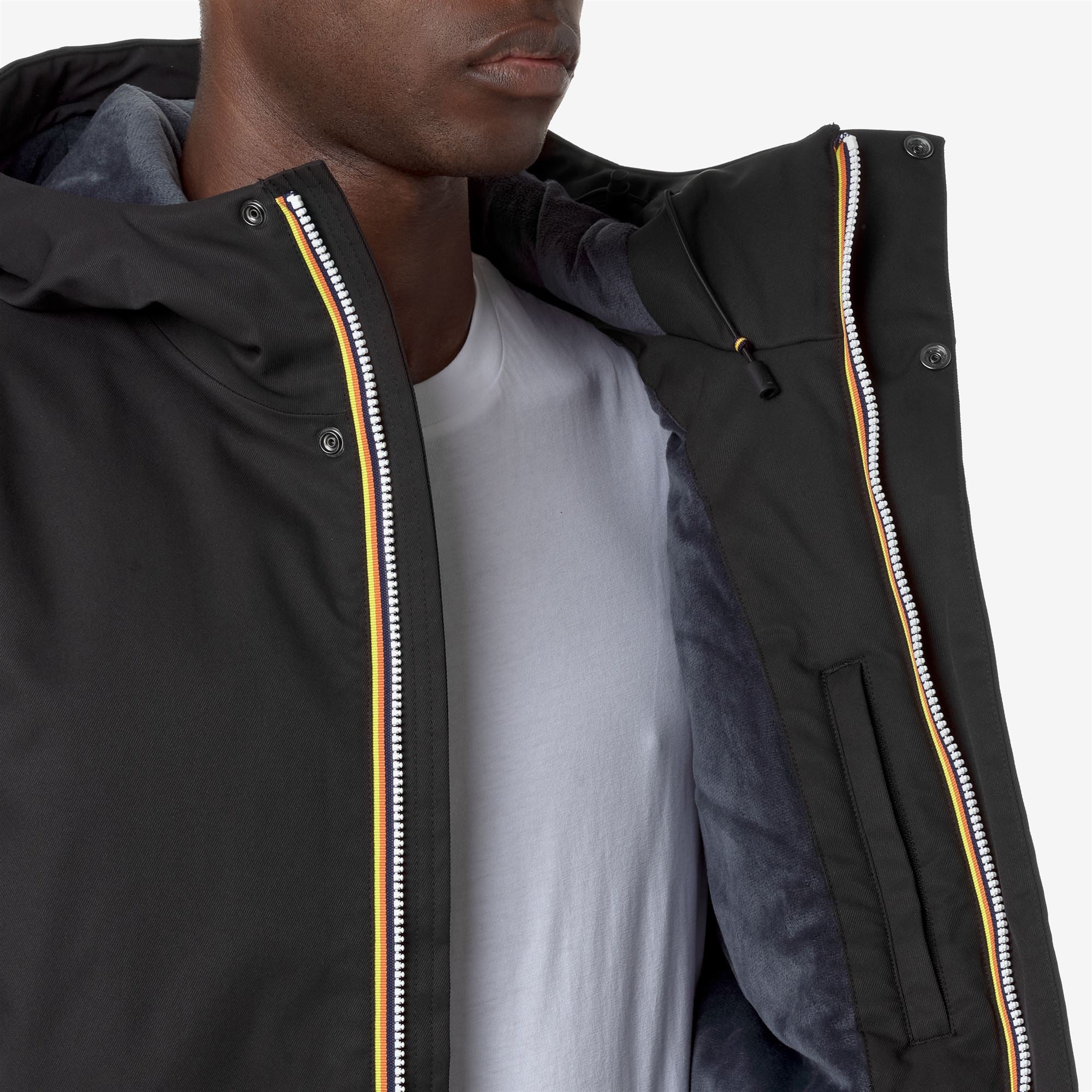 k-way-jacko-twill-marmotta-veste-courte-homme-black-p-blue-a image 4