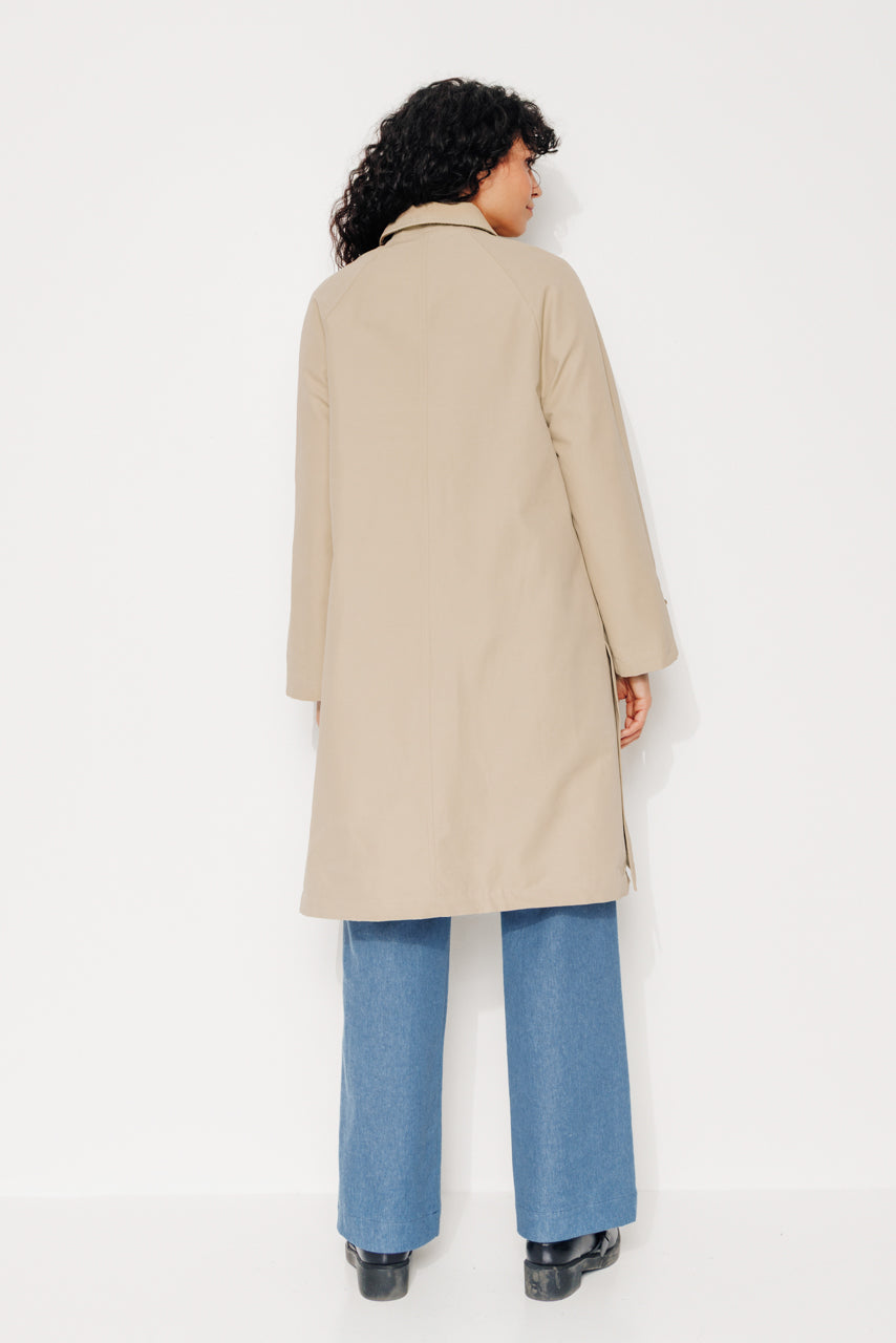trench-coat-parrotia-imperm-able-mi-long-en-coton-d-perlant-camel image 4