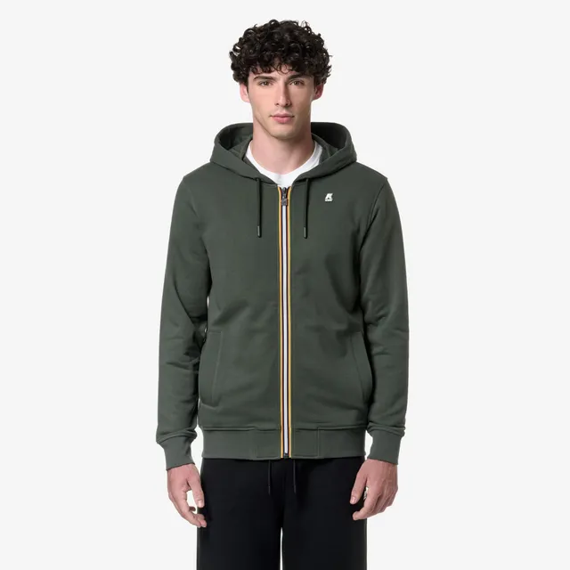 k-way-anthony-veste-polaire-homme-green-blackish image 1