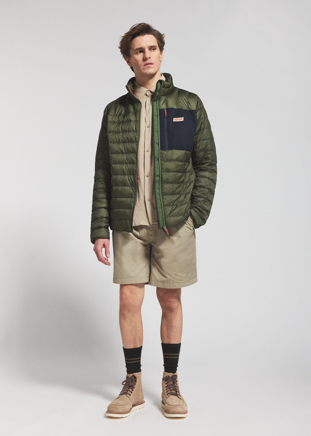 pyrenex-path-doudoune-l-g-re-unisexe-khaki image 3