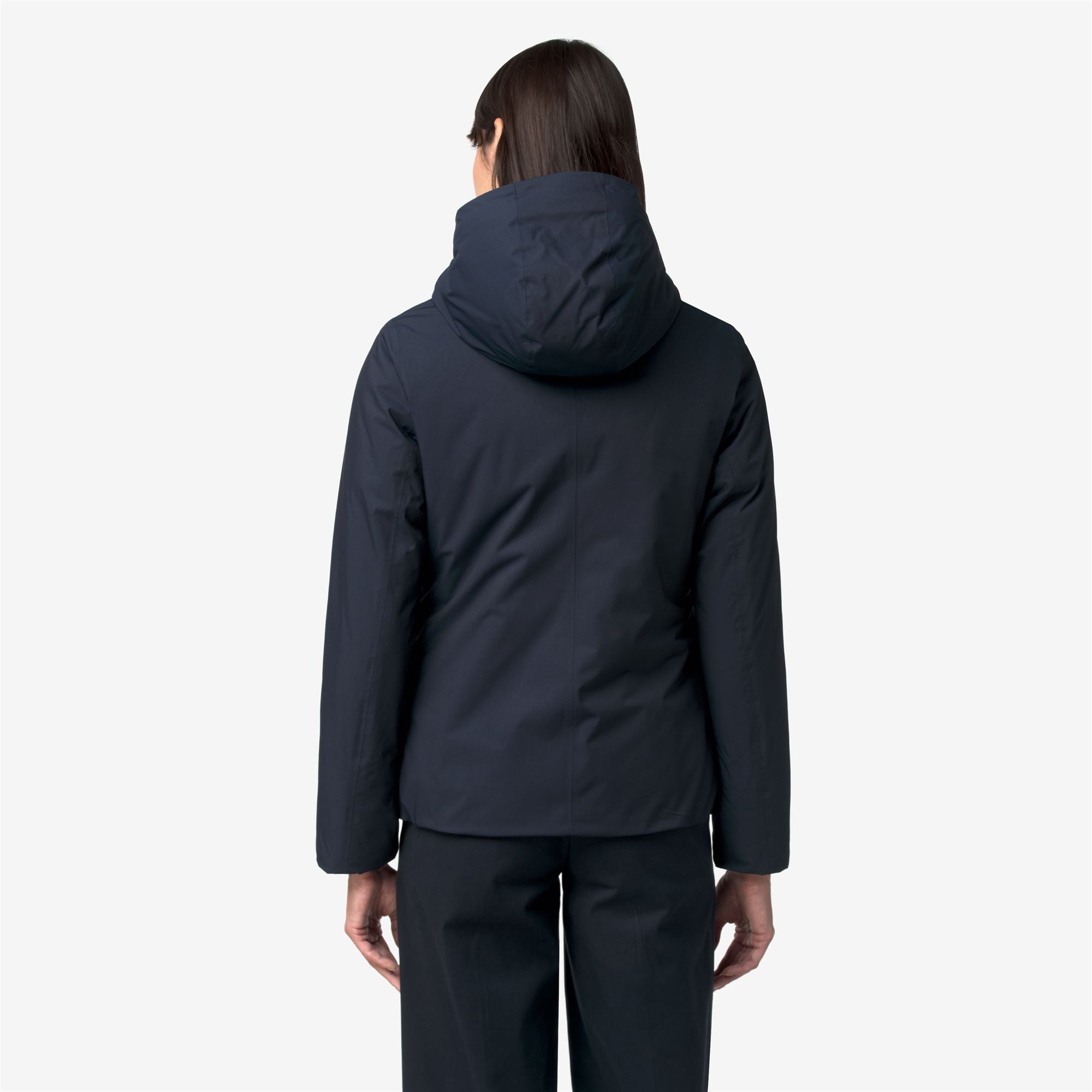 k-way-lil-twill-soft-beaver-veste-courte-femme-blue-d-grey-w image 3