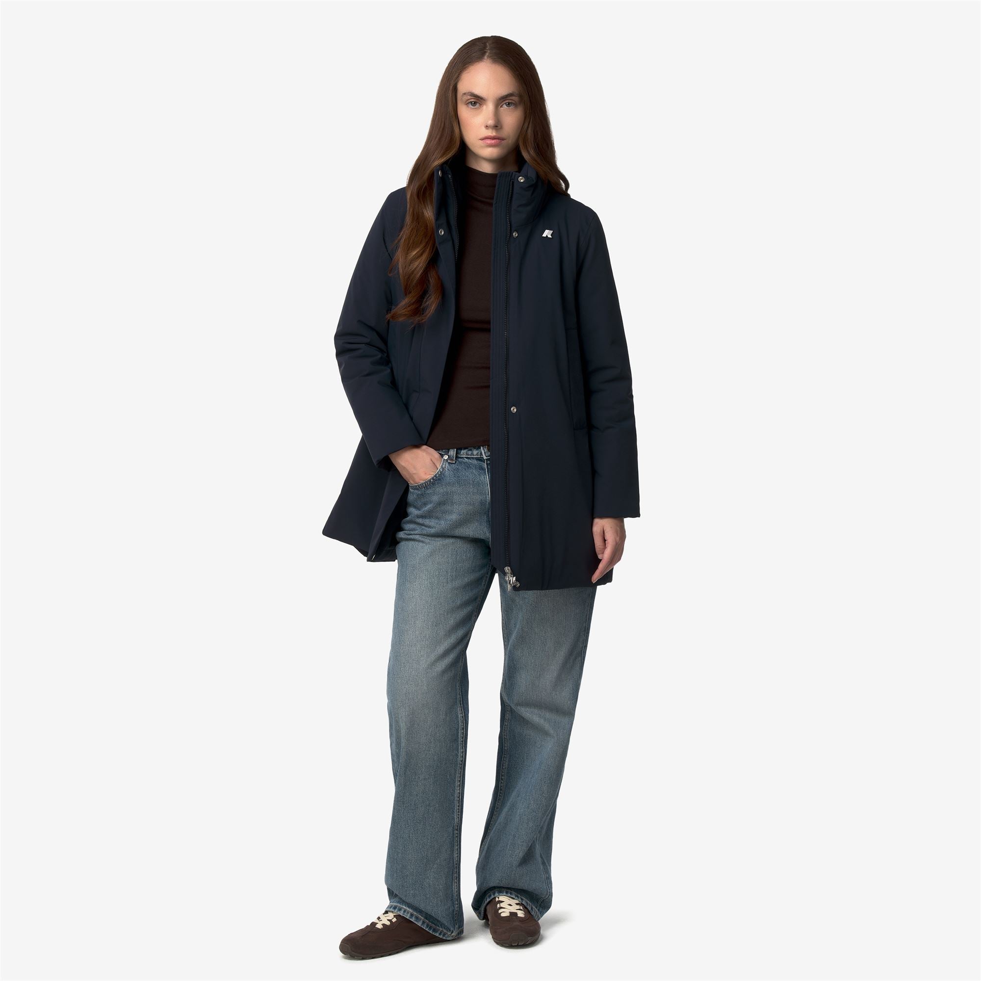 k-way-marla-st-warm-veste-femme-blue-depth image 4