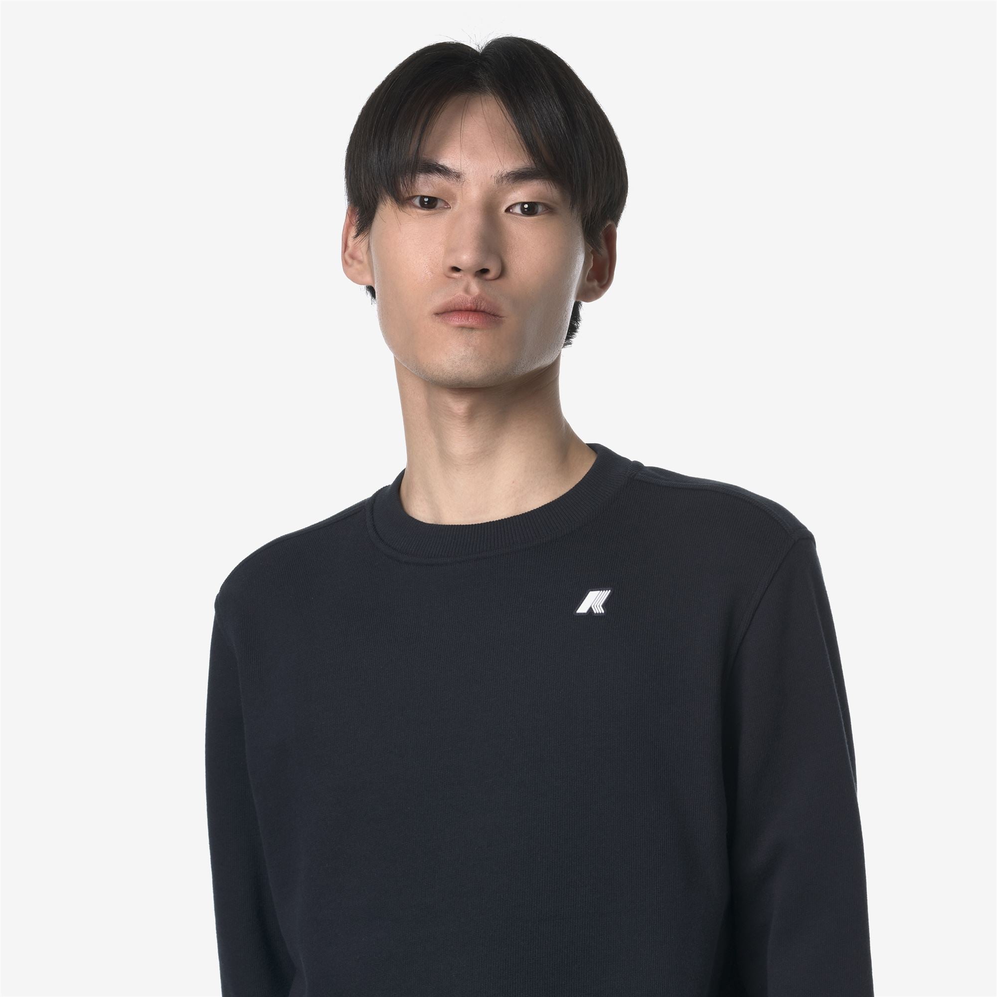 k-way-baptiste-french-terry-sweat-polaire-homme-blue-depth image 4