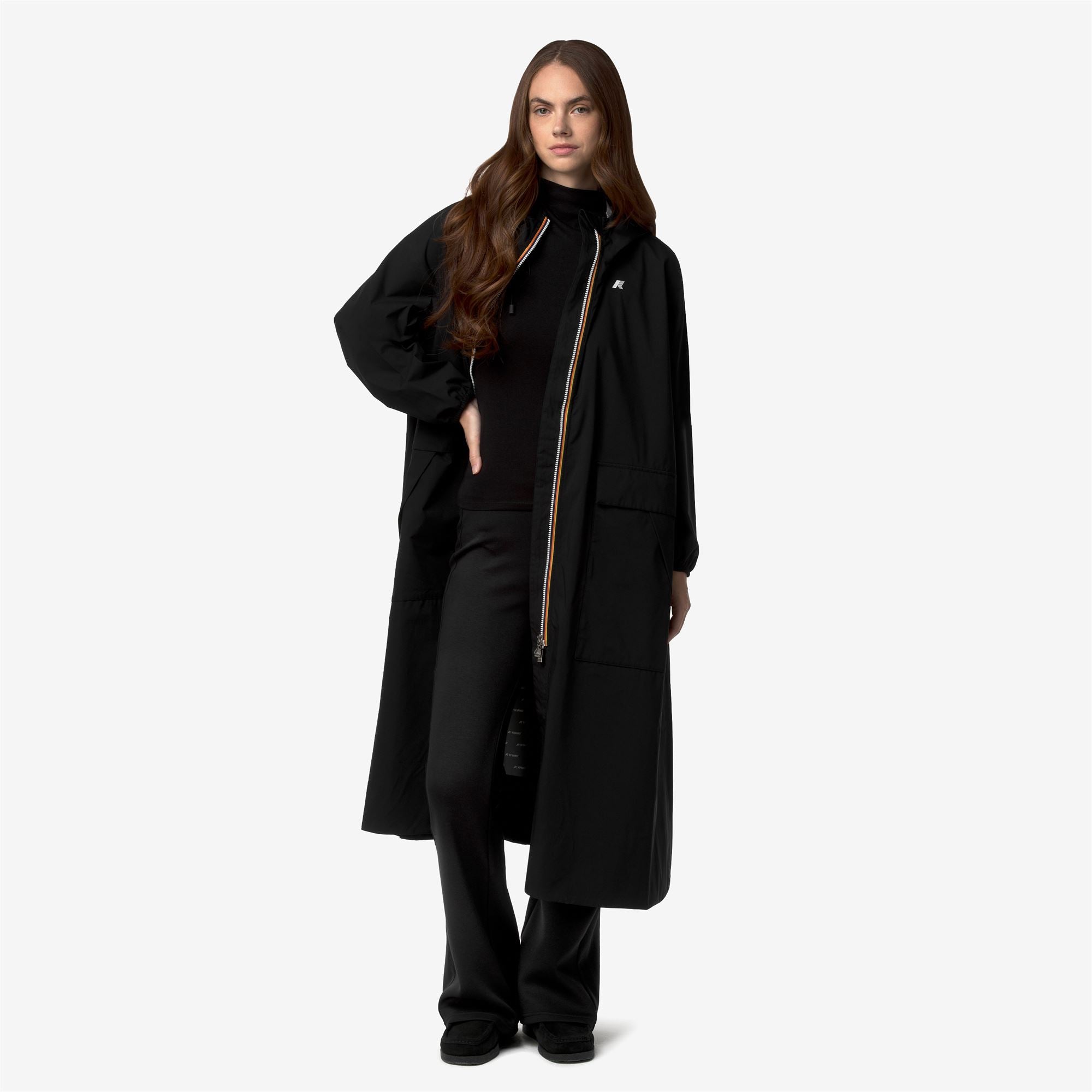 k-way-pernilla-stretch-dot-veste-longue-imperm-able-femme-black-pure image 4