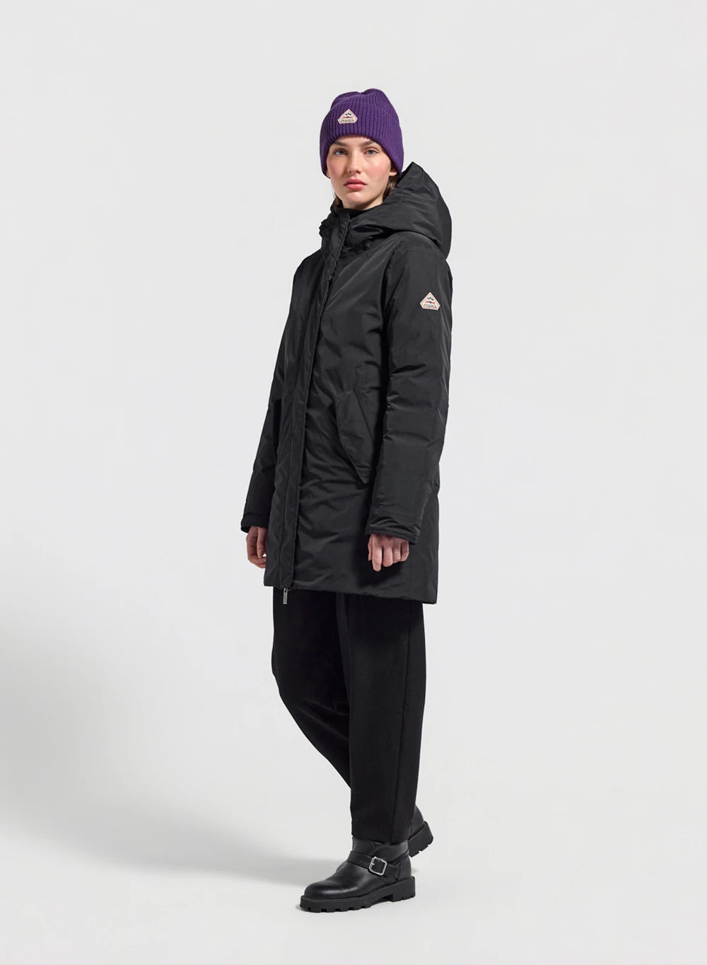 pyrenex-easy-parka-imperm-able-femme-noire-en-duvet-naturel image 2