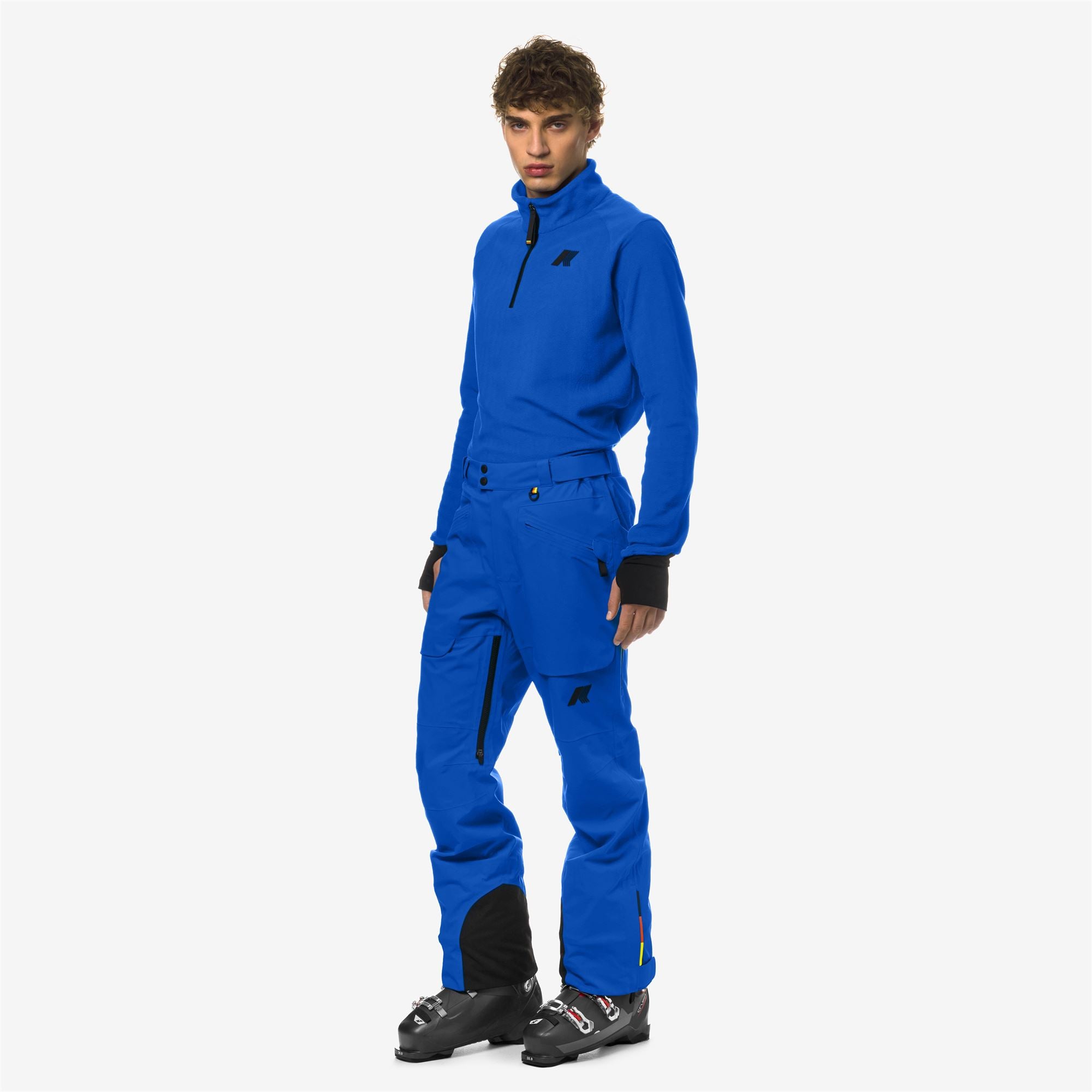 k-way-aussois-micro-twill-3-layers-pantalon-de-sport-homme-blue-royal-marine image 2