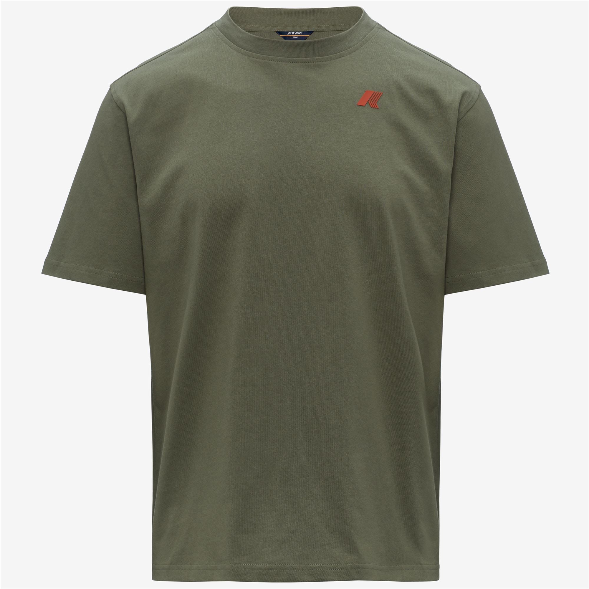k-way-solo-jersey-wave-t-shirt-homme-green-lichen image 5