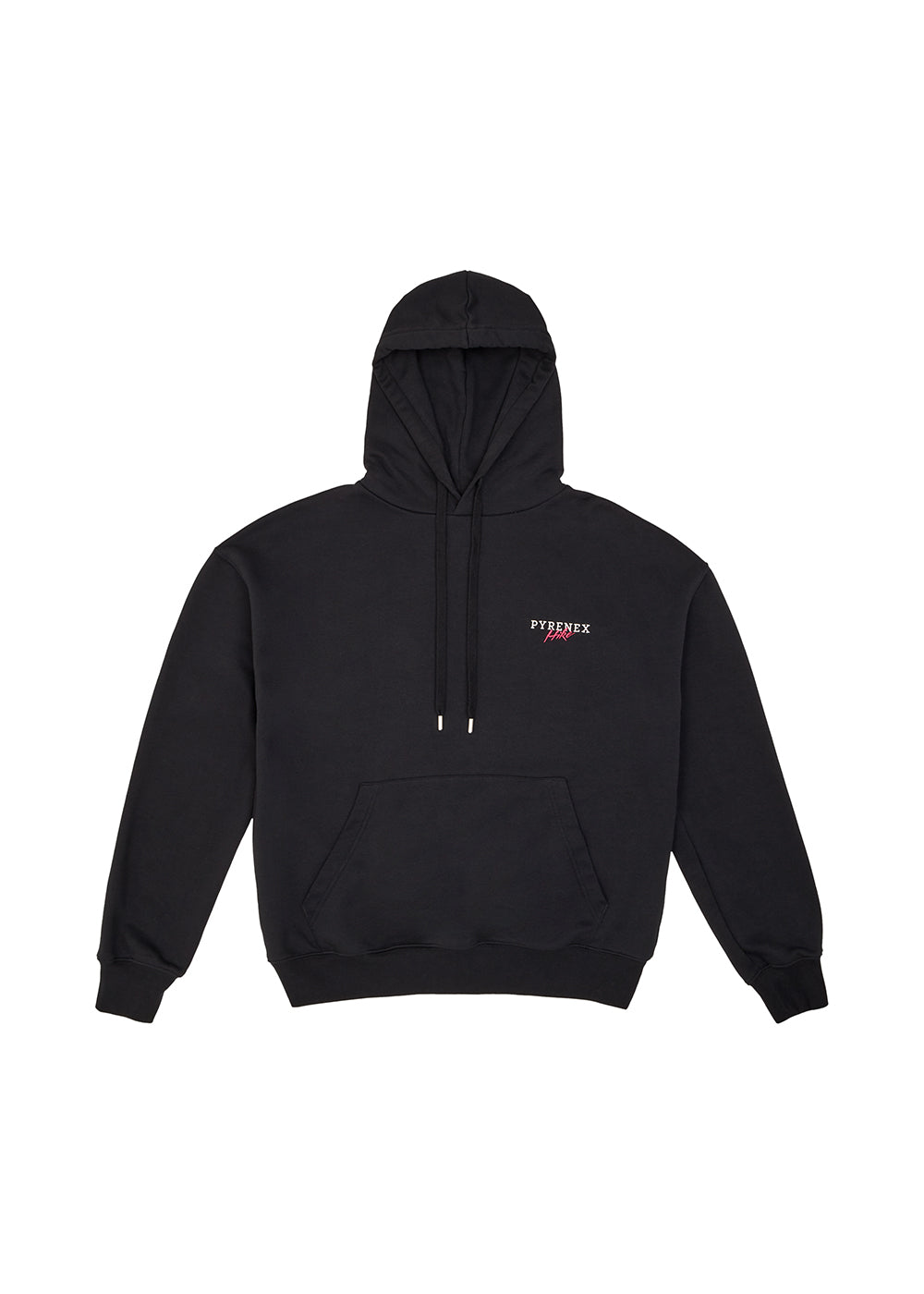 pullover-unisexe-capuche-pyrenex-sierra-noir-coton-bio image 8