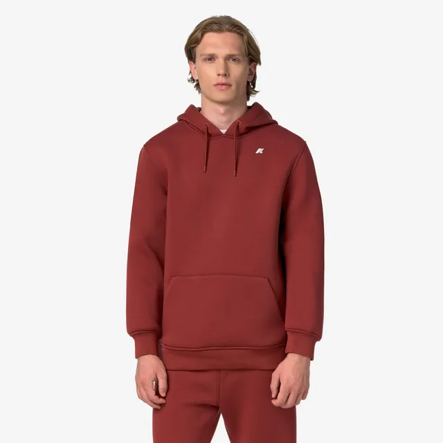 k-way-bernie-spacer-pull-over-polaire-homme-red-dk-chili image 1