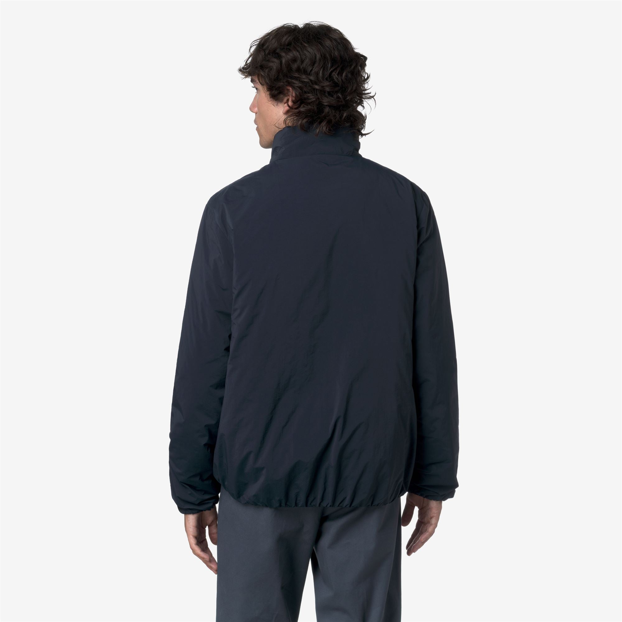 k-way-valentine-plain-warm-veste-court-homme-blue-depth image 3
