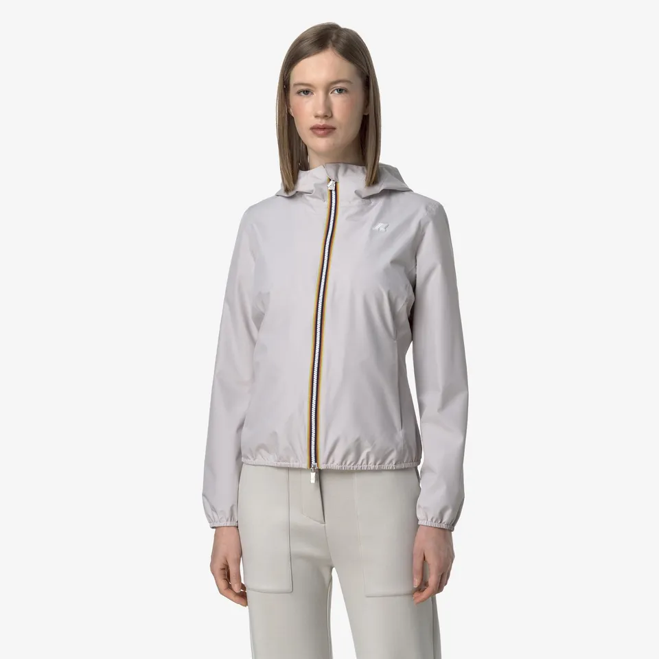 k-way-lily-stretch-poly-jersey-veste-courte-femme-beige-lt image 1