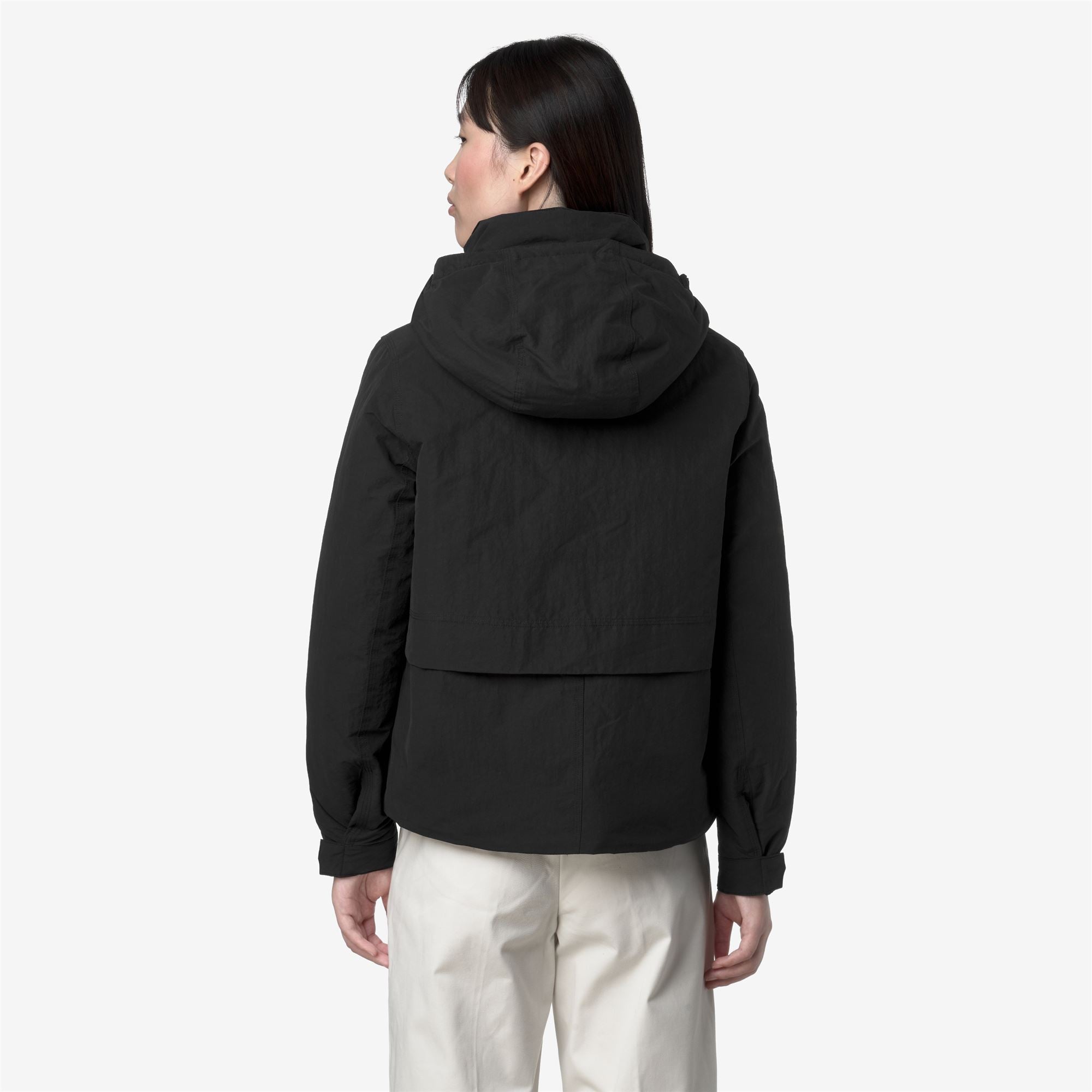 k-way-kali-warm-cotton-nylon-veste-courte-femme-black-pure image 3