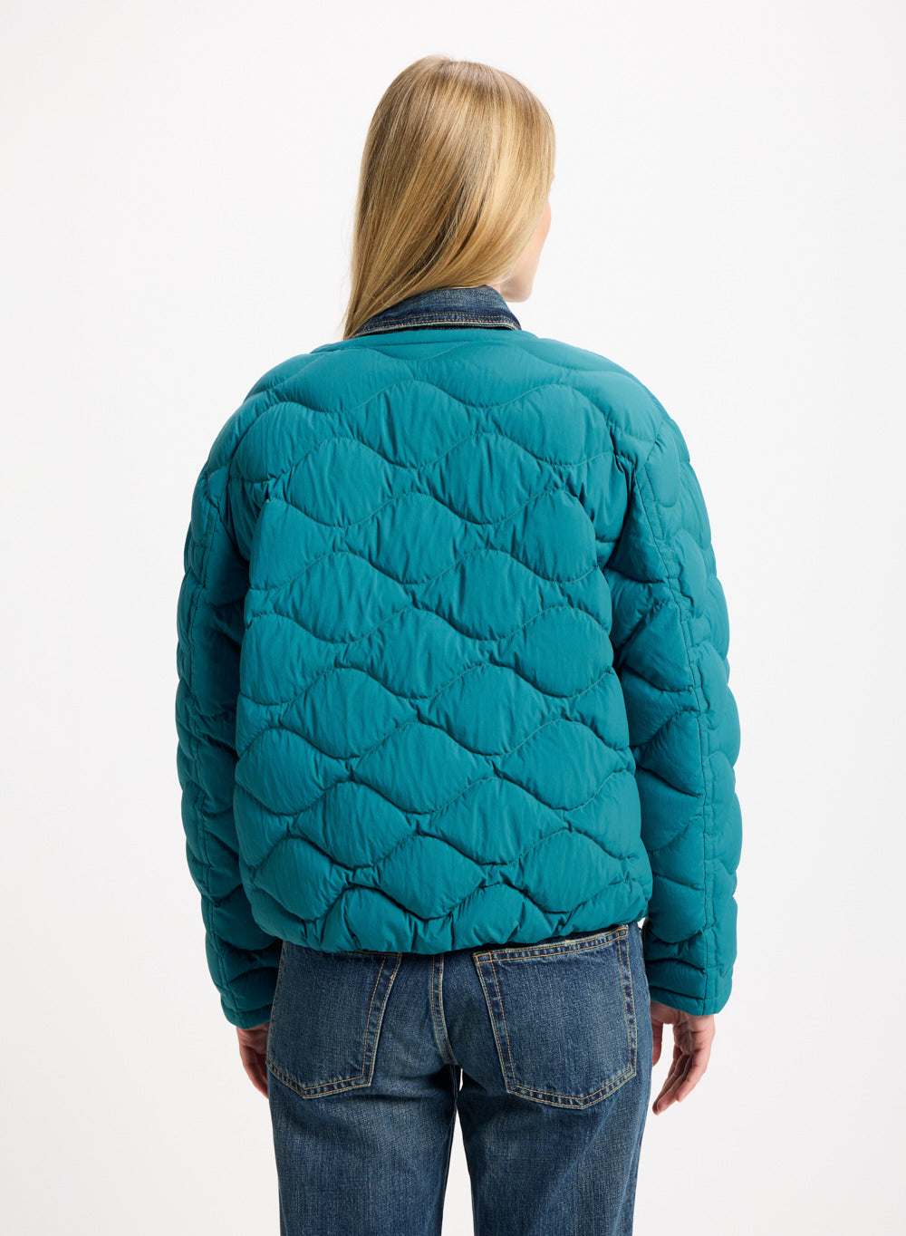 pyrenex-nacre-doudoune-l-g-re-femme-turquoise image 4