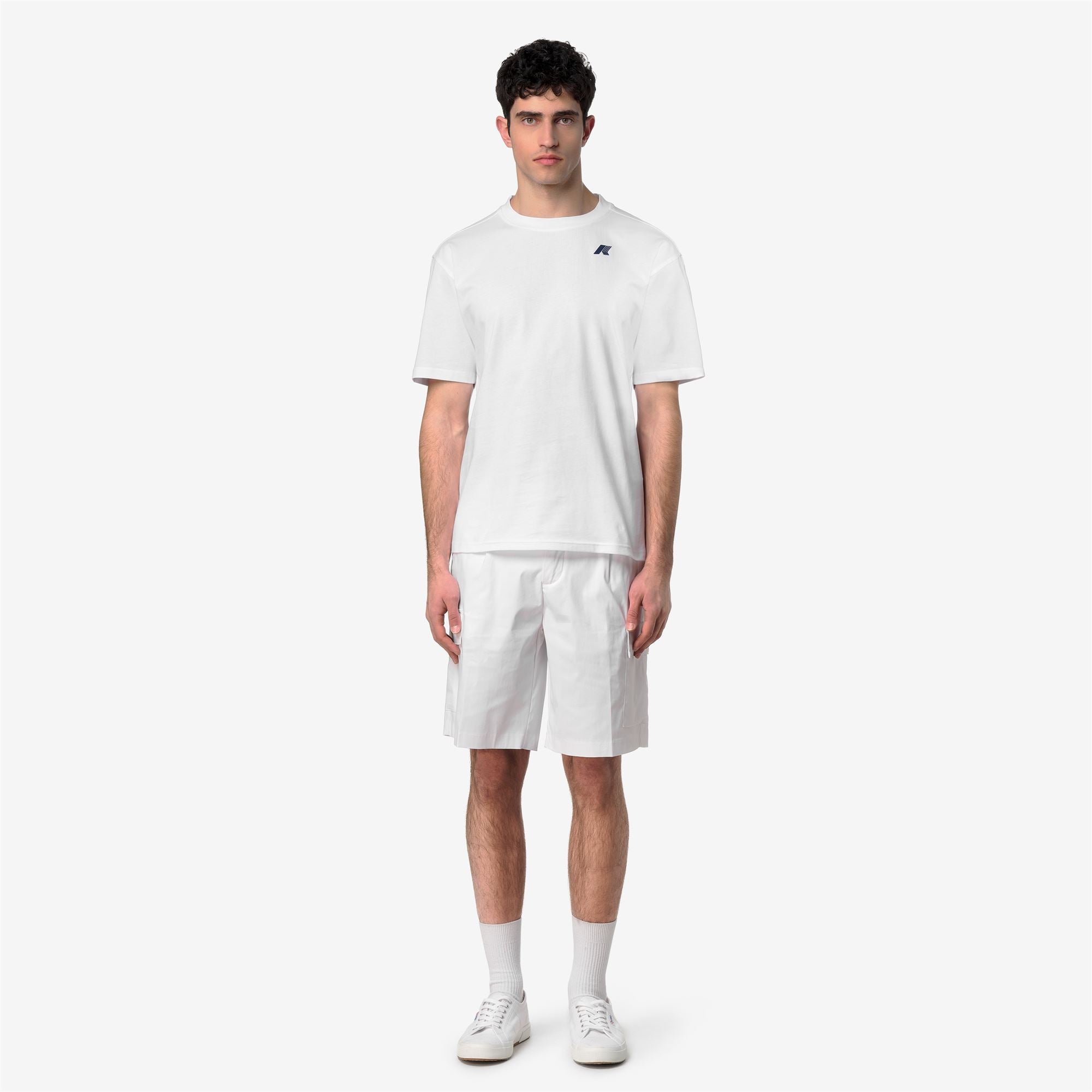 k-way-solo-jersey-wave-t-shirt-homme-white-white image 1