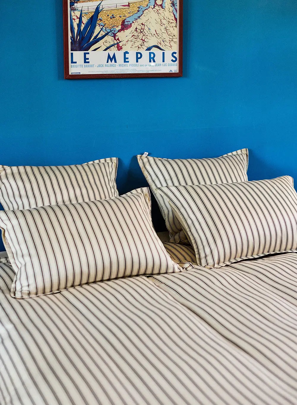 pyrenex-lily-housse-de-couette-coton-bio-et-tencel-rayures-marron-cru image 3