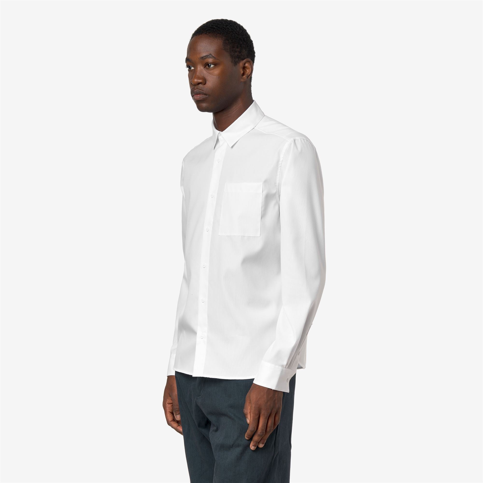k-way-damir-oxford-non-iron-chemise-homme-white-white image 2