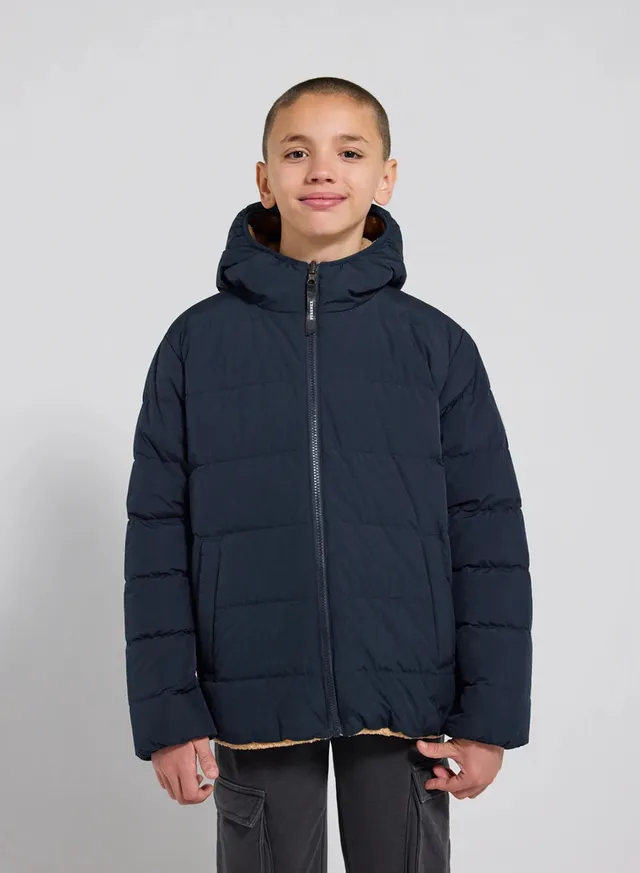 pyrenex-keylinn-doudoune-r-versible-enfant-bleu-marine-sherpa image 1