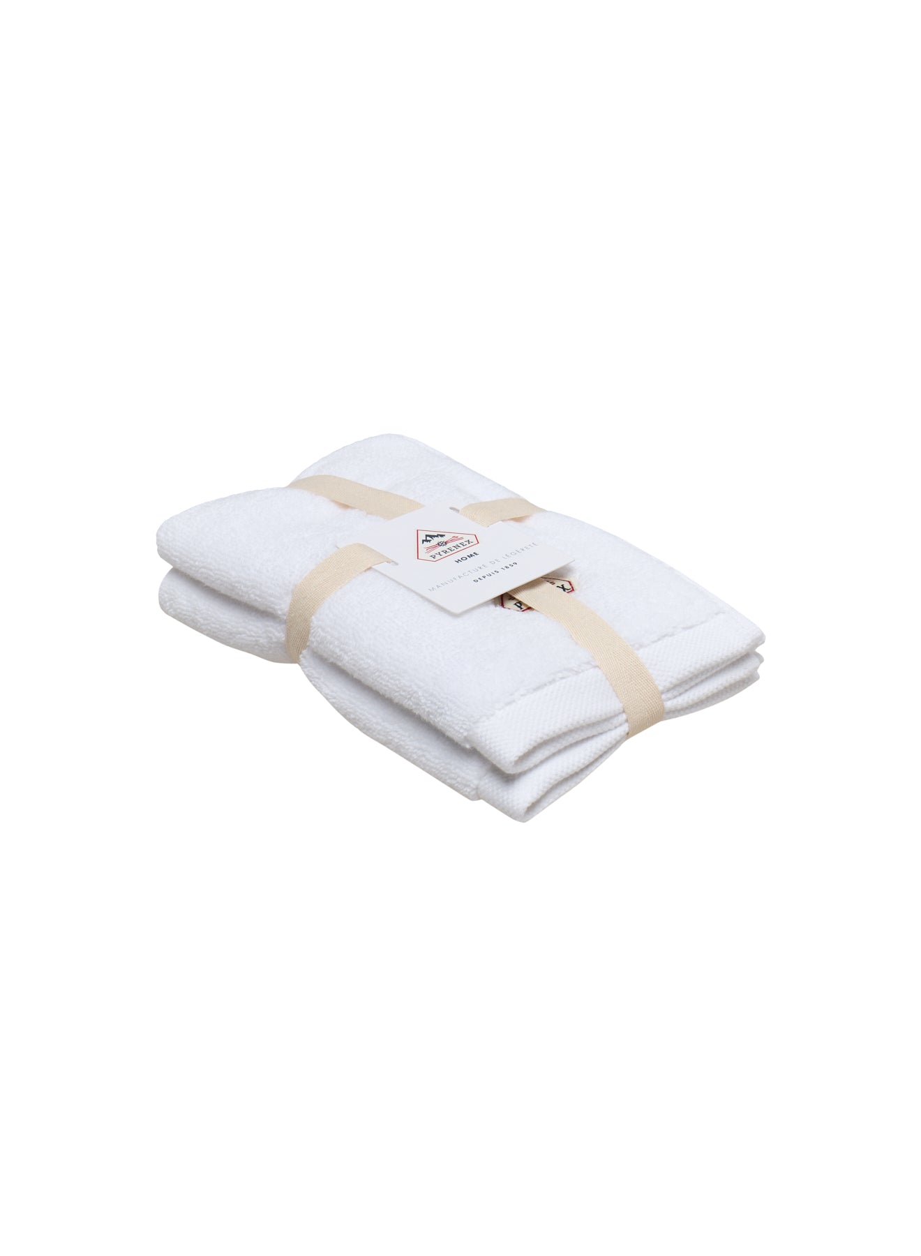 pyrenex-hana-set-de-2-serviettes-invit-blanches-600g-m image 3