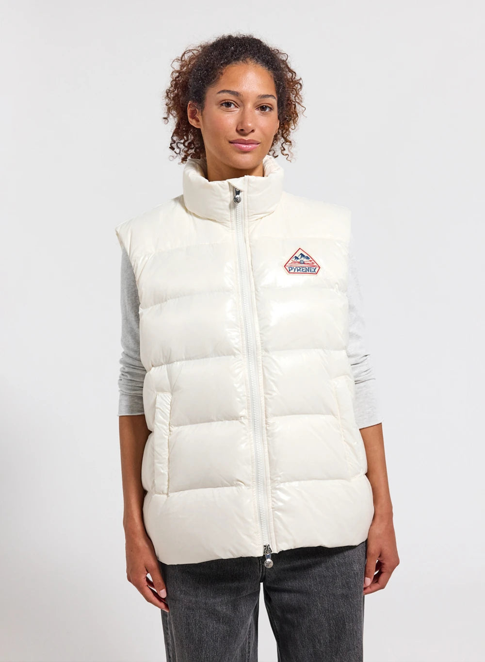 pyrenex-john-gilet-sans-manches-unisexe-blanc image 2
