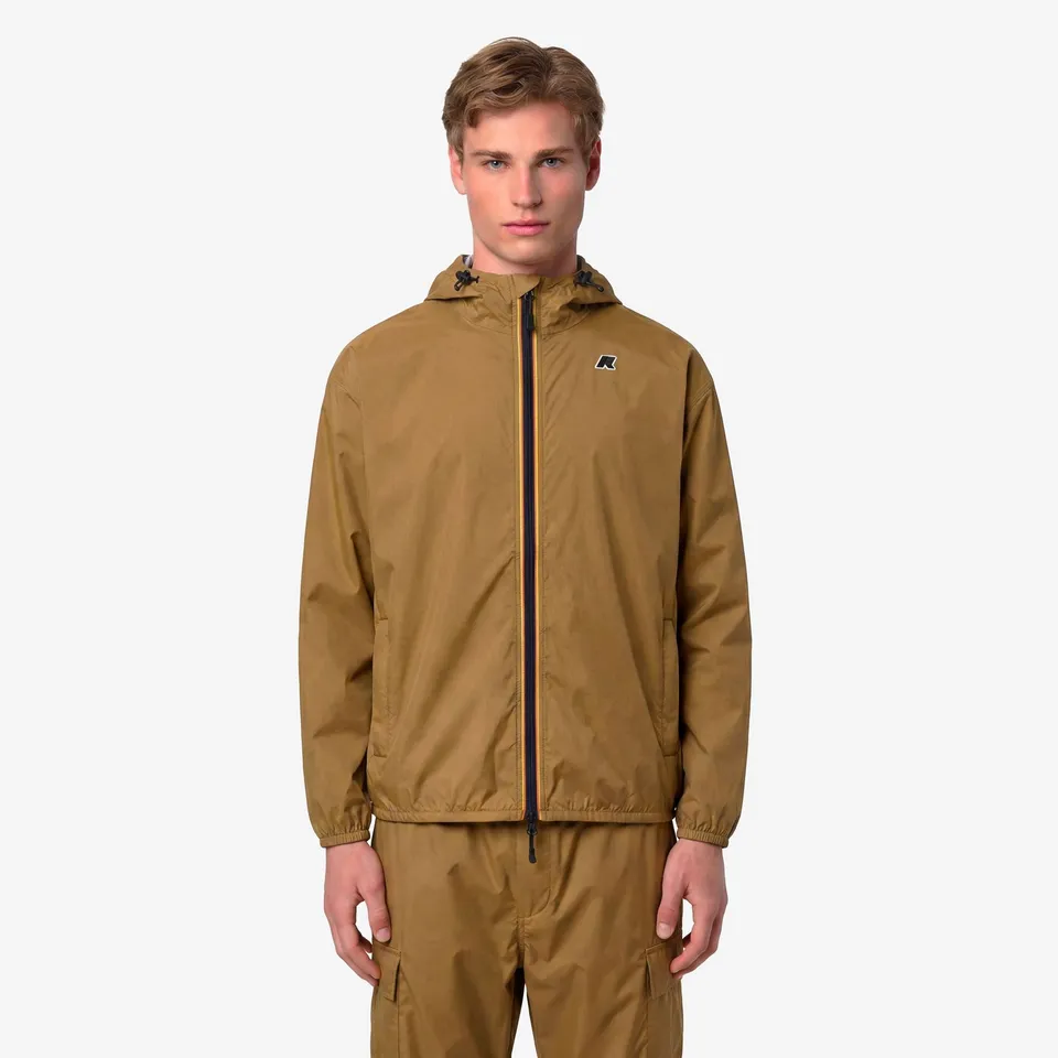 k-way-anglet-lf-veste-mi-longue-unisexe-brown-bistre image 1