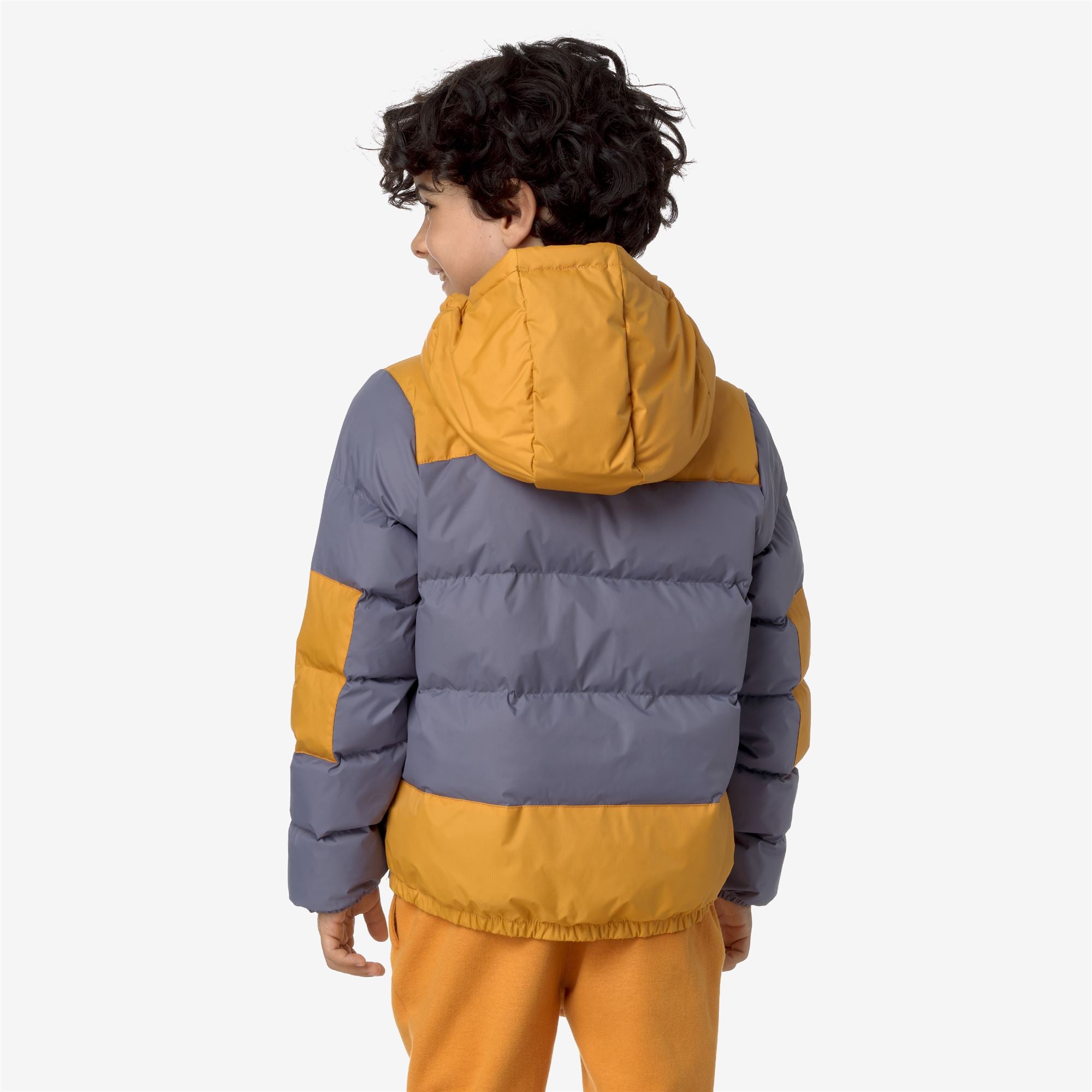 k-way-le-vrai-3-0-claude-heavy-warm-veste-enfant-grey-blue-avio-yellow-inca image 3