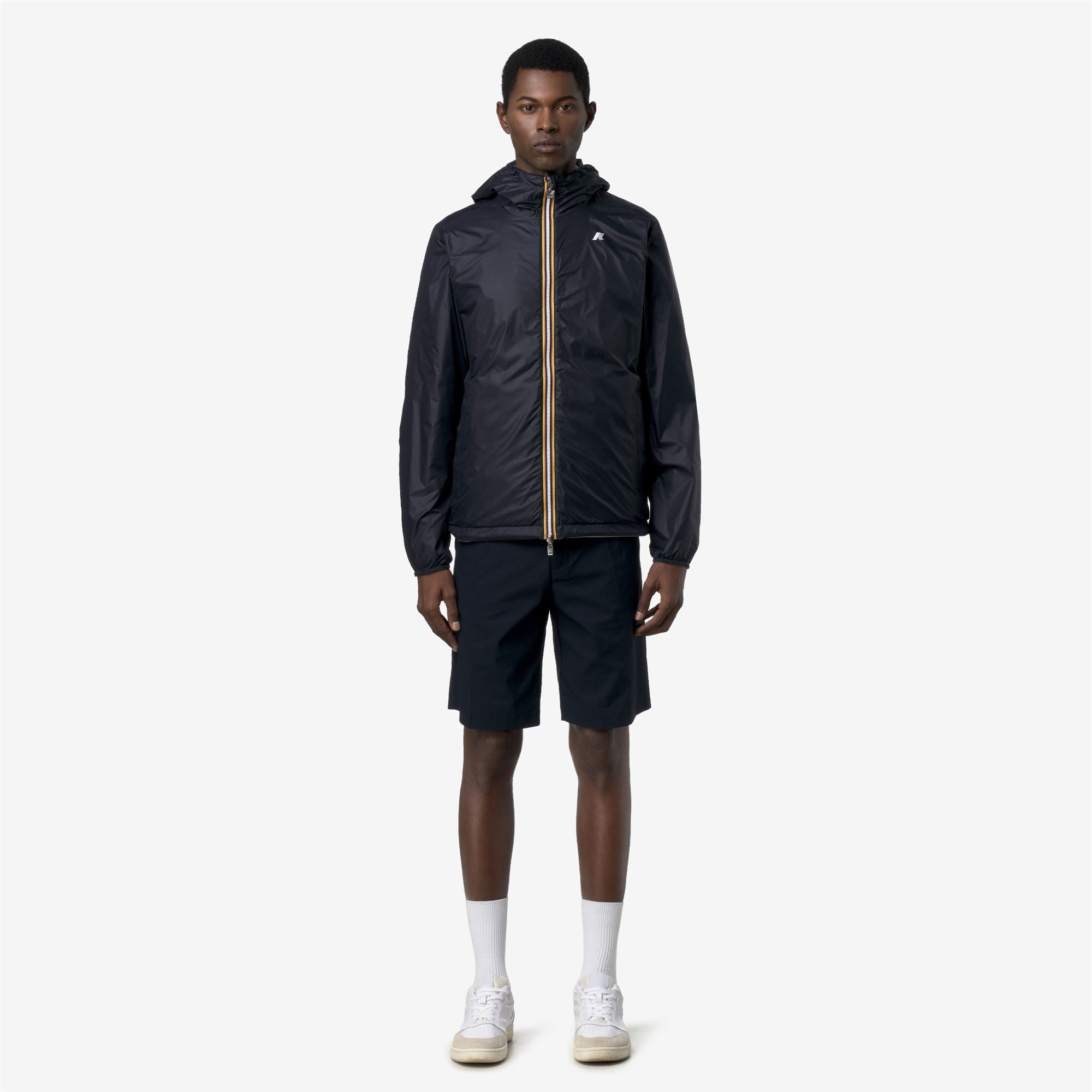 k-way-jake-plus-2-double-veste-courte-r-versible-homme-grey-frost-blue-depth image 4
