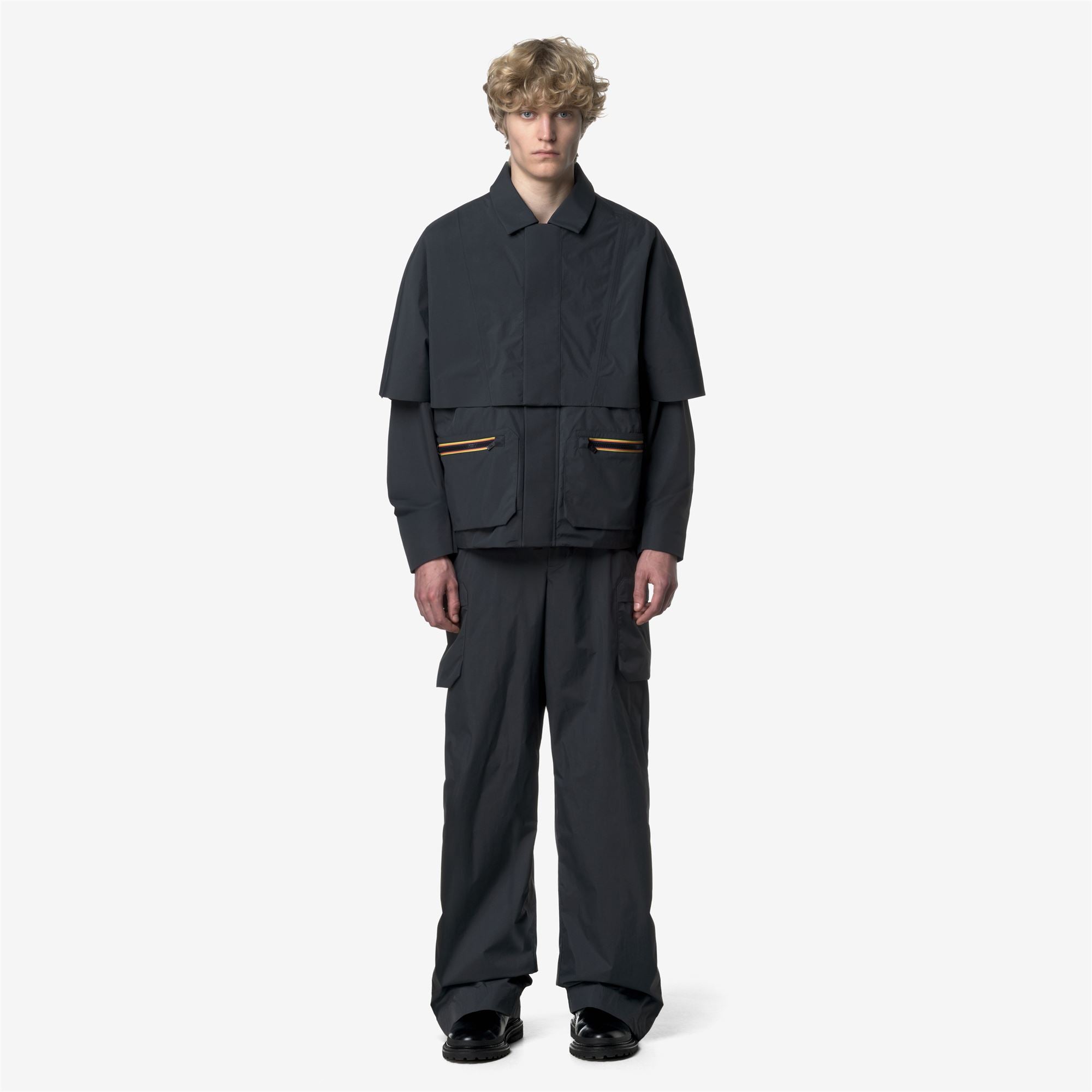 k-way-claf-4-0-wool-jersey-veste-courte-homme-blue-night image 1