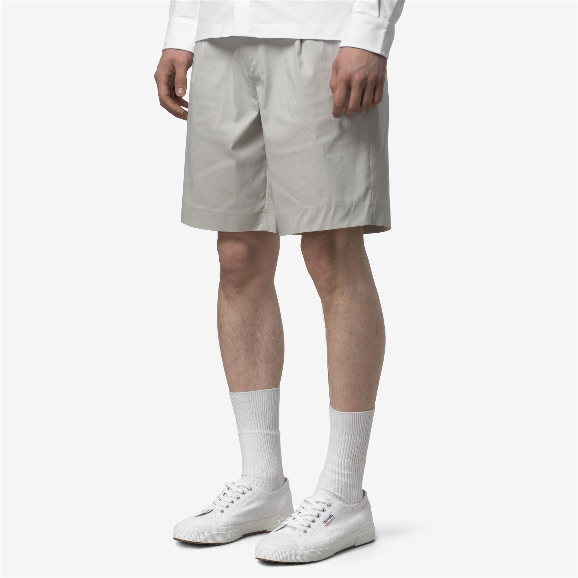 k-way-severe-twill-tech-short-chino-homme-beige-lt image 2