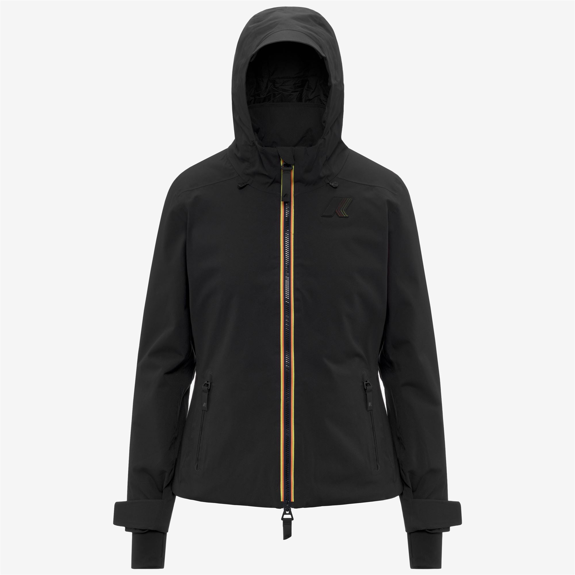 k-way-labresse-2l-twill-veste-de-ski-mi-longue-femme-black-pure image 5