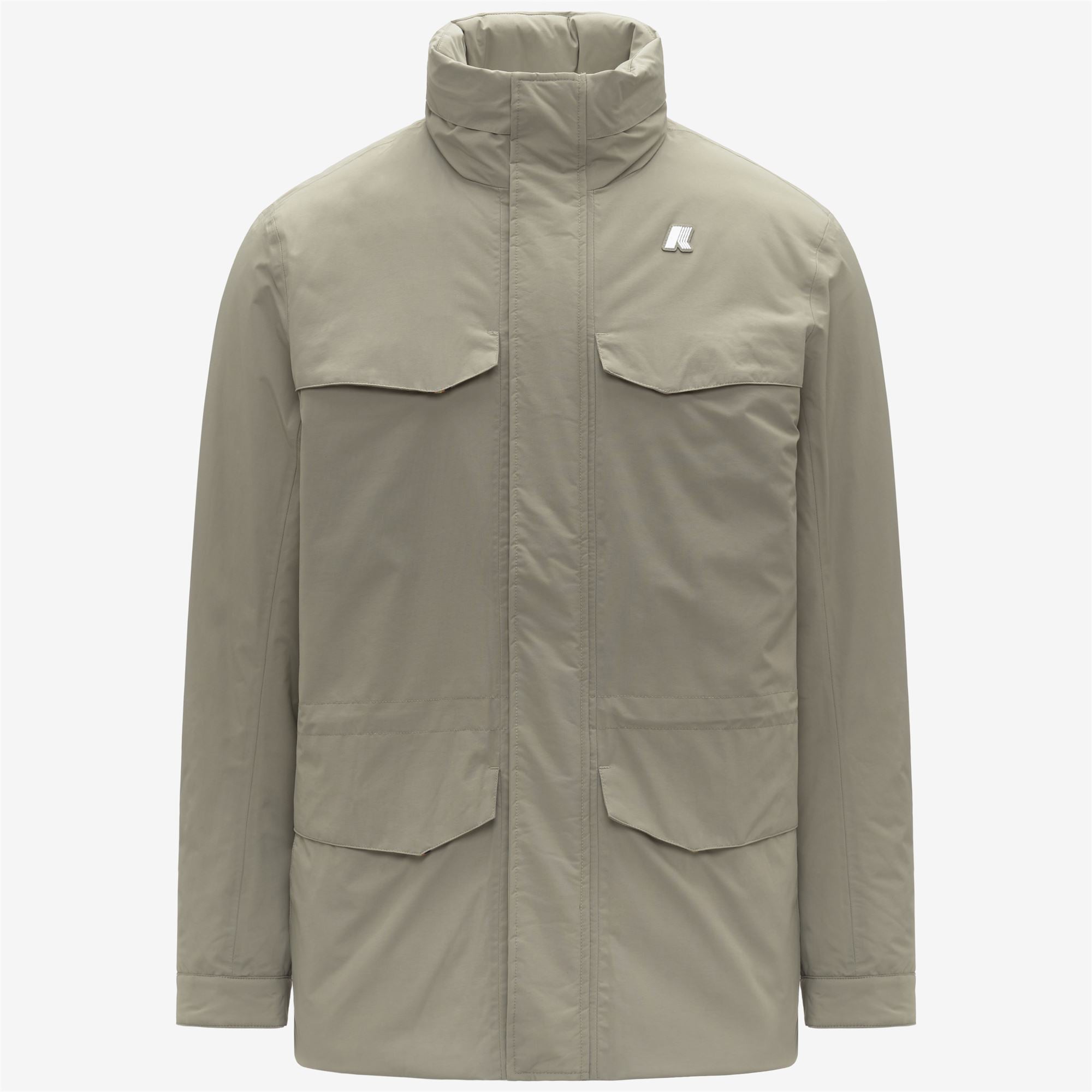 k-way-manuel-warm-ottoman-veste-mi-longue-homme-green-oak image 5