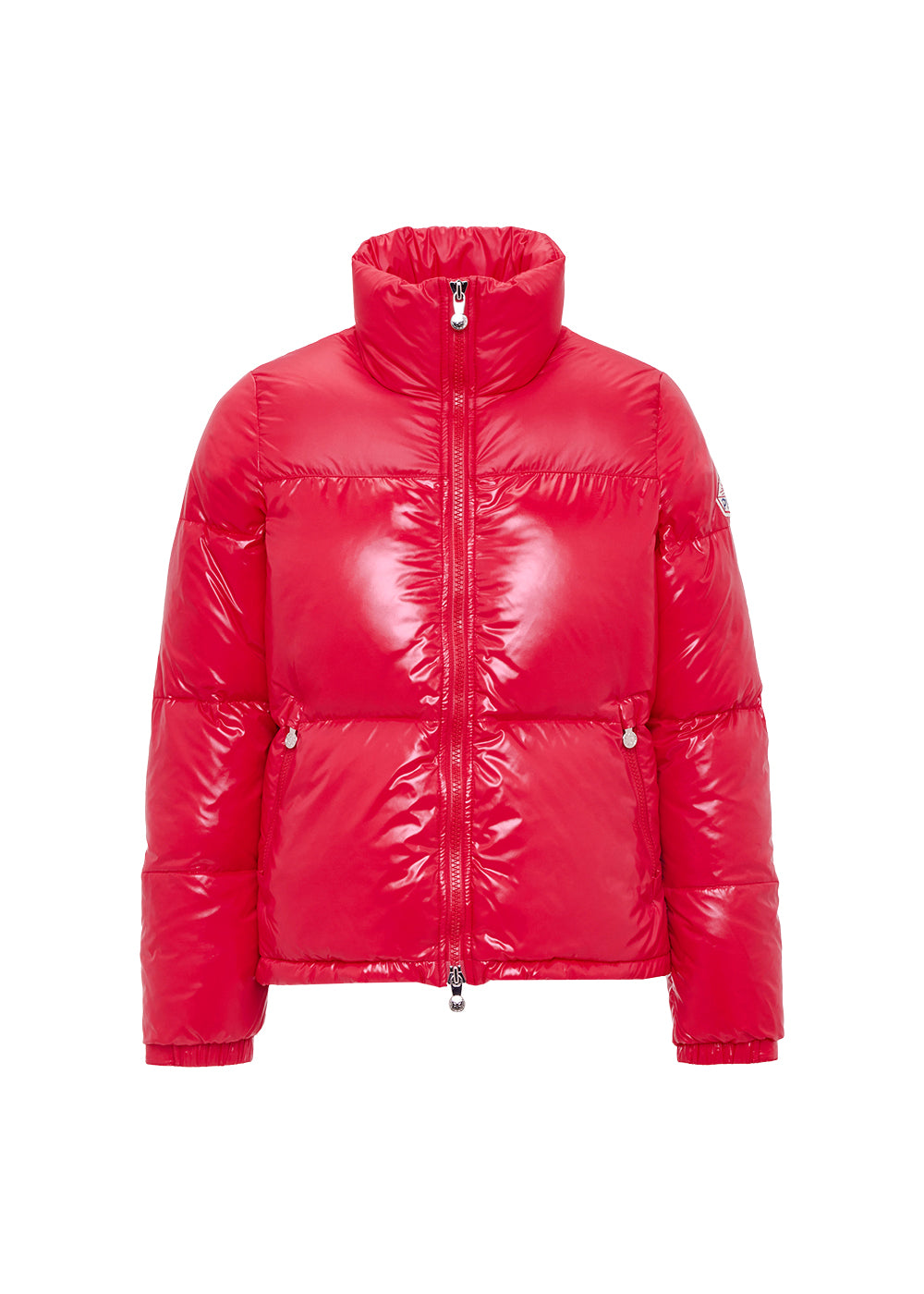 pyrenex-goldin-doudoune-courte-brillante-femme-ribbon-red image 5