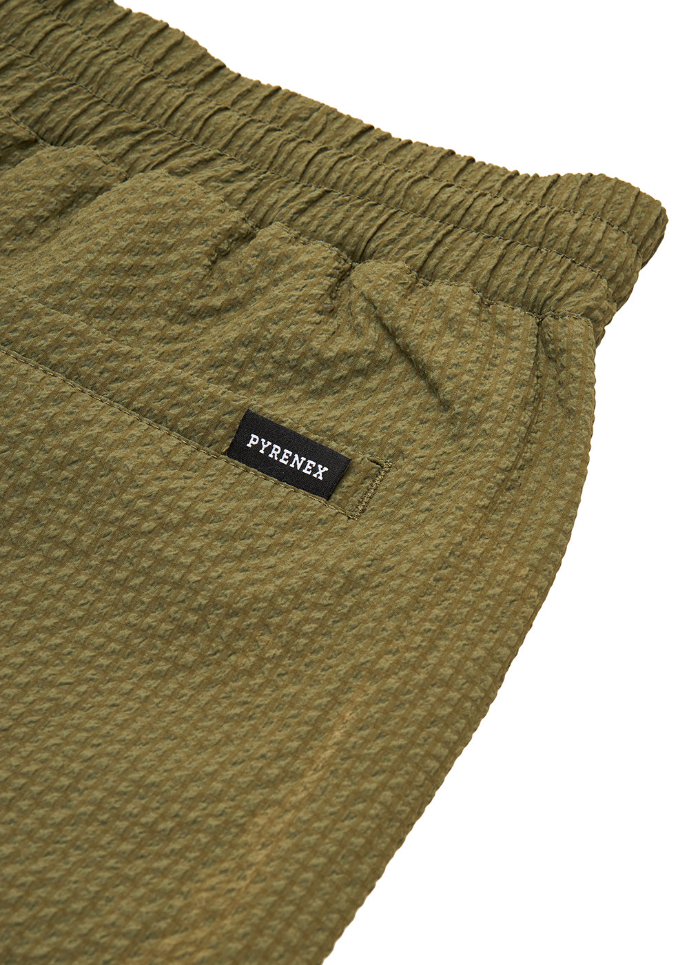 short-homme-pyrenex-horzain-kaki-en-tissu-l-ger-seersucker image 4