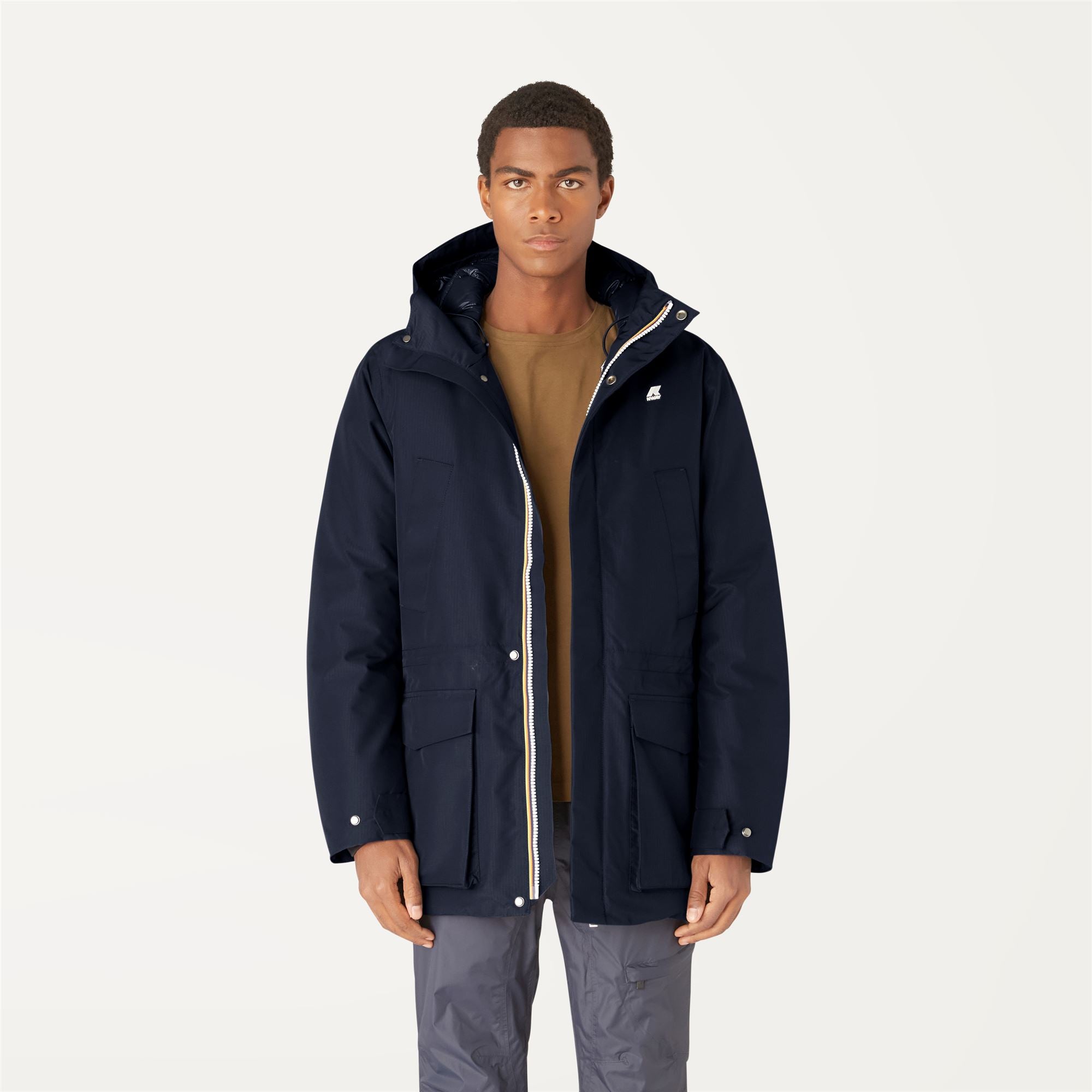 k-way-joshua-thermo-heavy-parka-mi-longue-homme-blue-depth image 6