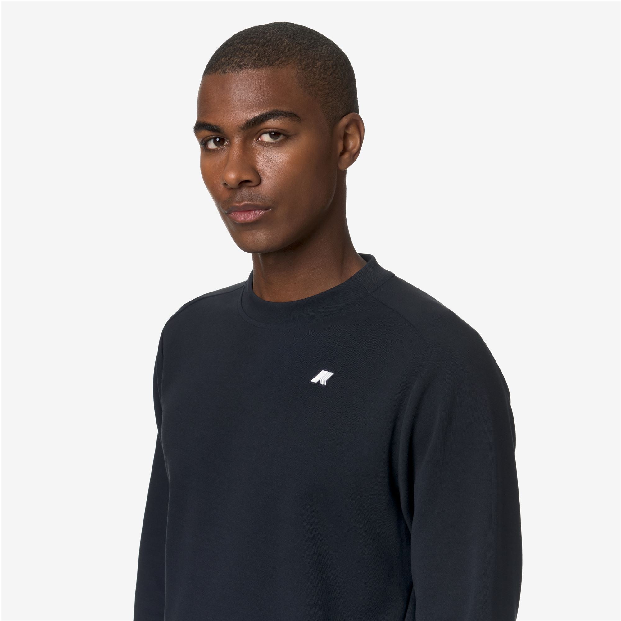 k-way-medine-interlock-pull-polaire-homme-blue-depth image 4