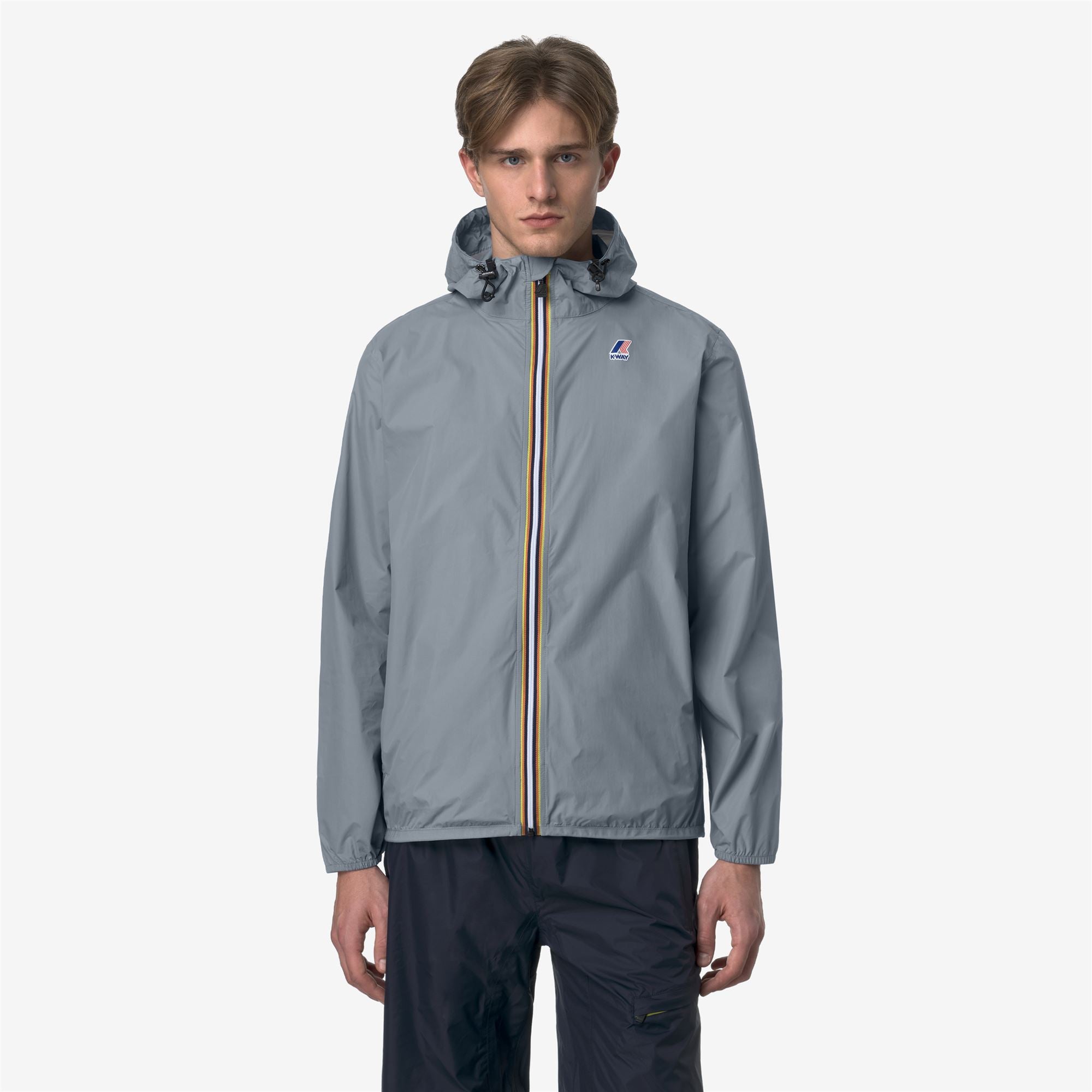 k-way-le-vrai-4-0-claude-veste-mi-long-unisexe-grey-md image 2