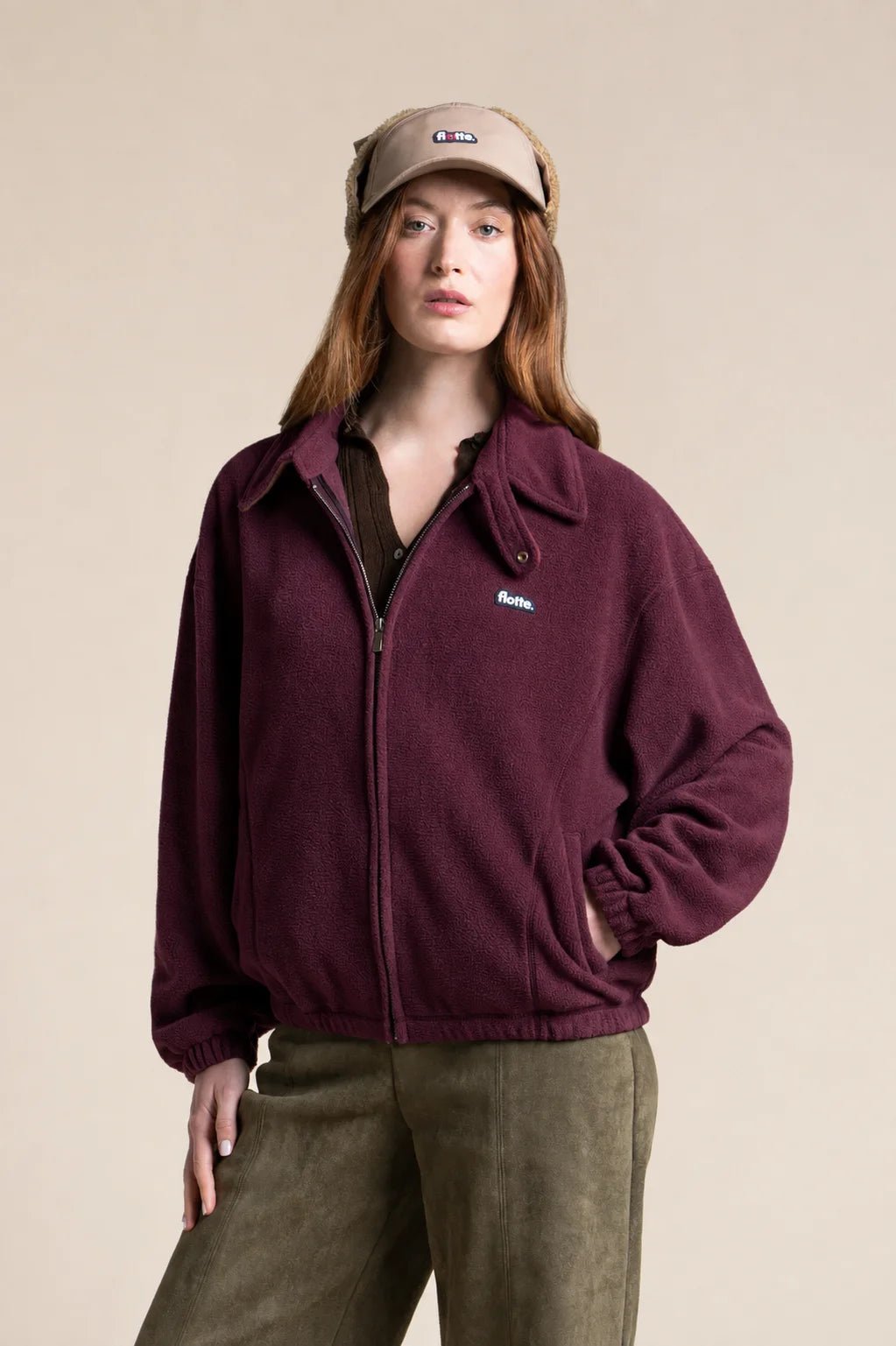 flotte-saint-maur-veste-polaire-recycl-e-col-polo image 3