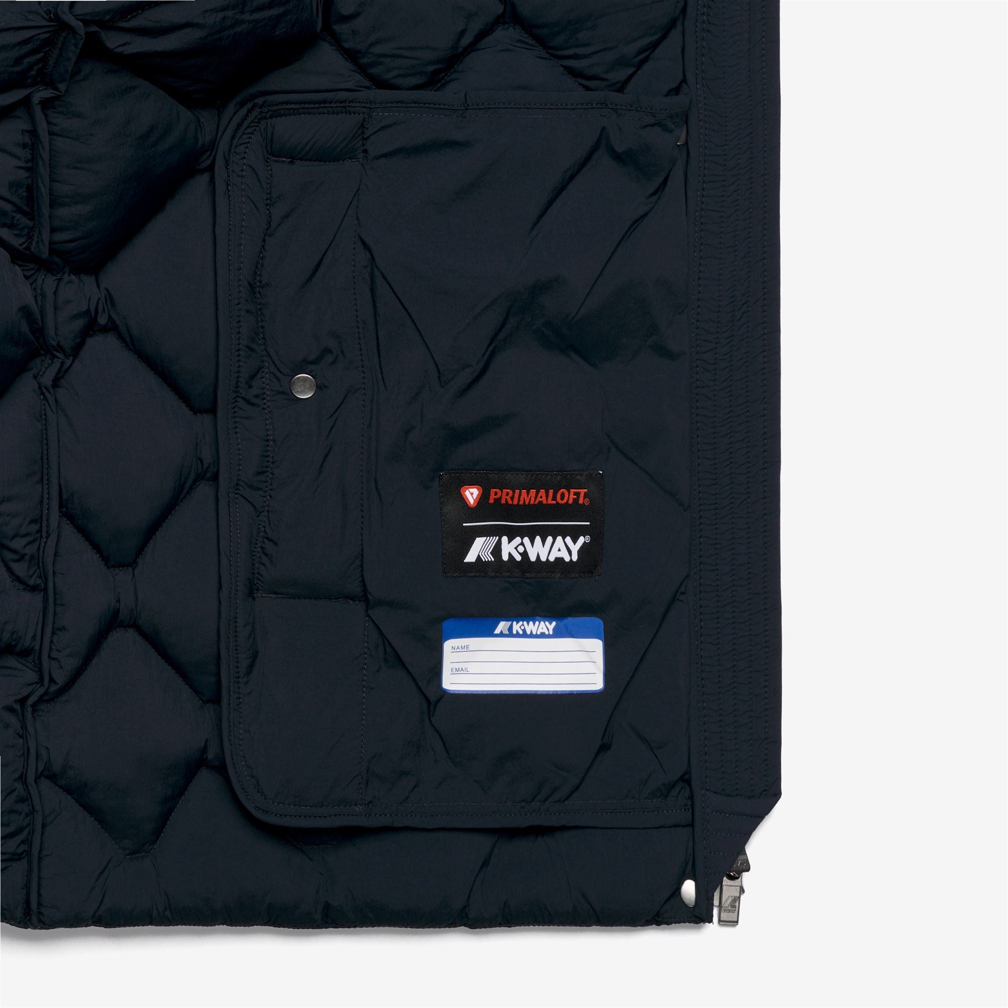 k-way-siphane-hybrid-warm-shell-veste-femme-blue-depth image 6