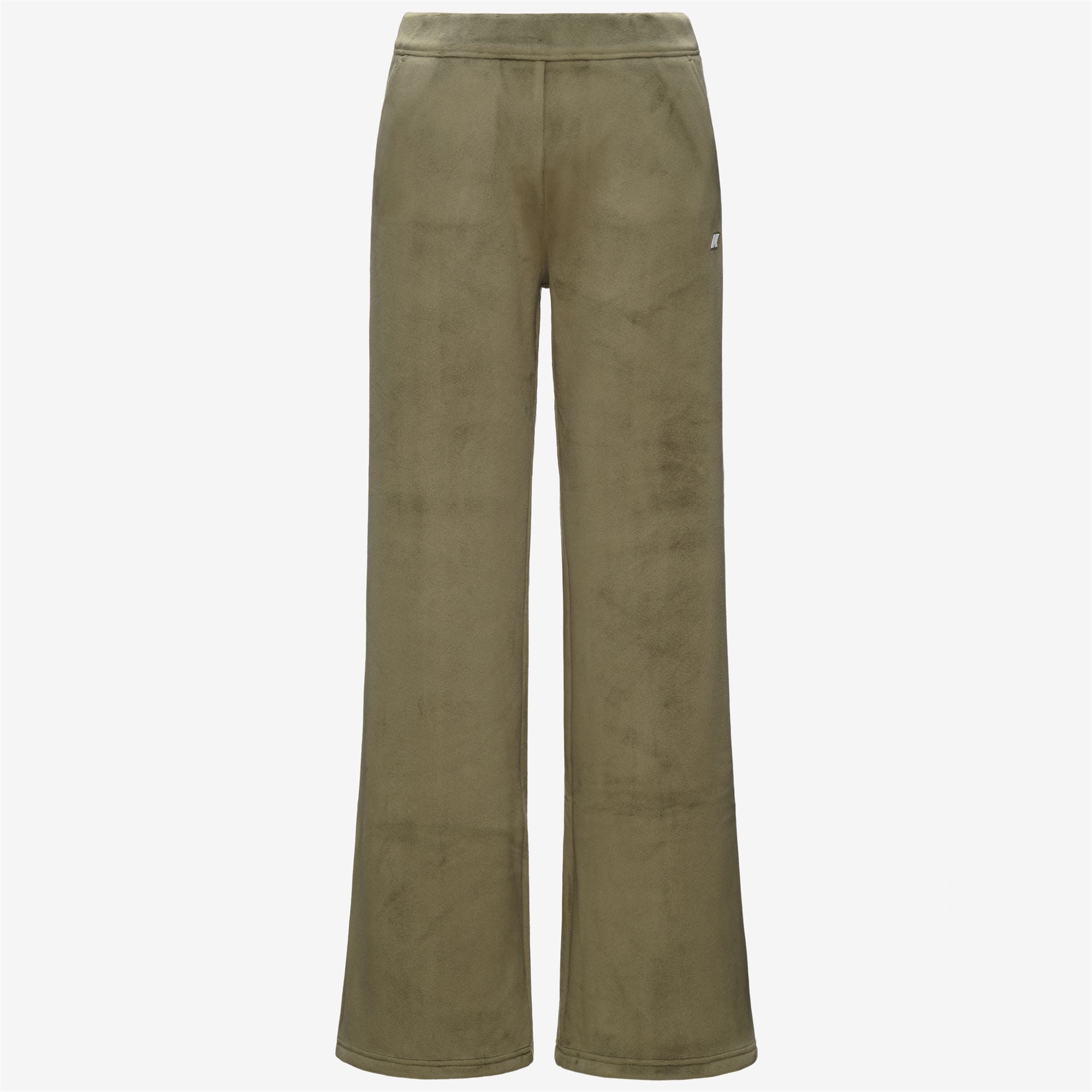 k-way-jenny-velour-polar-pantalon-sport-femme-green-army image 5