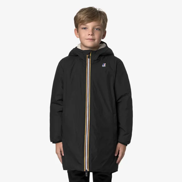 k-way-le-vrai-4-0-eiffel-orsetto-coupe-vent-enfant-black-pure image 1